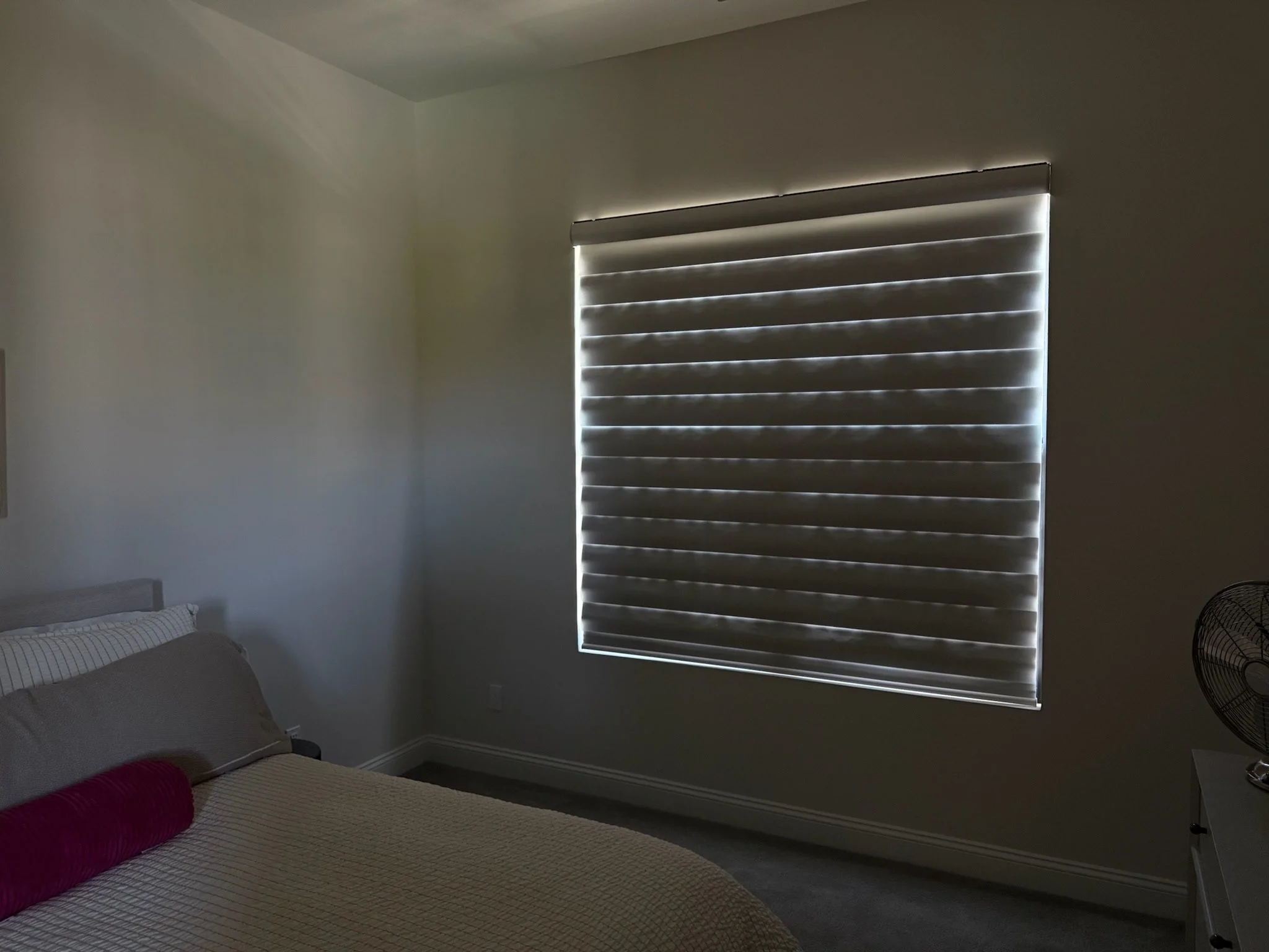 Hunter Douglas Pirouette room darkening shades in La Quinta