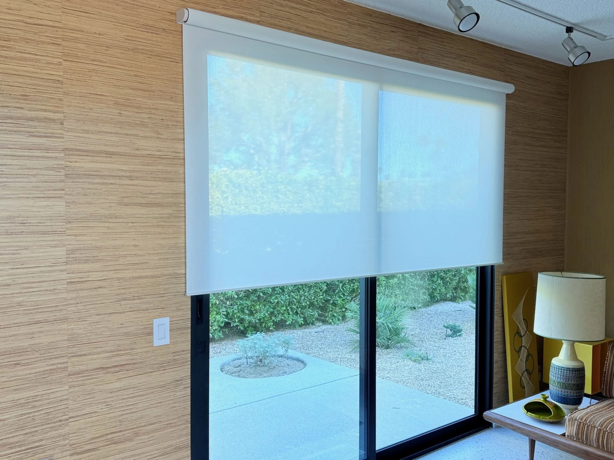 Lutron Palladiom Roller Shades in Palm Springs - 3% Screen Fabric
