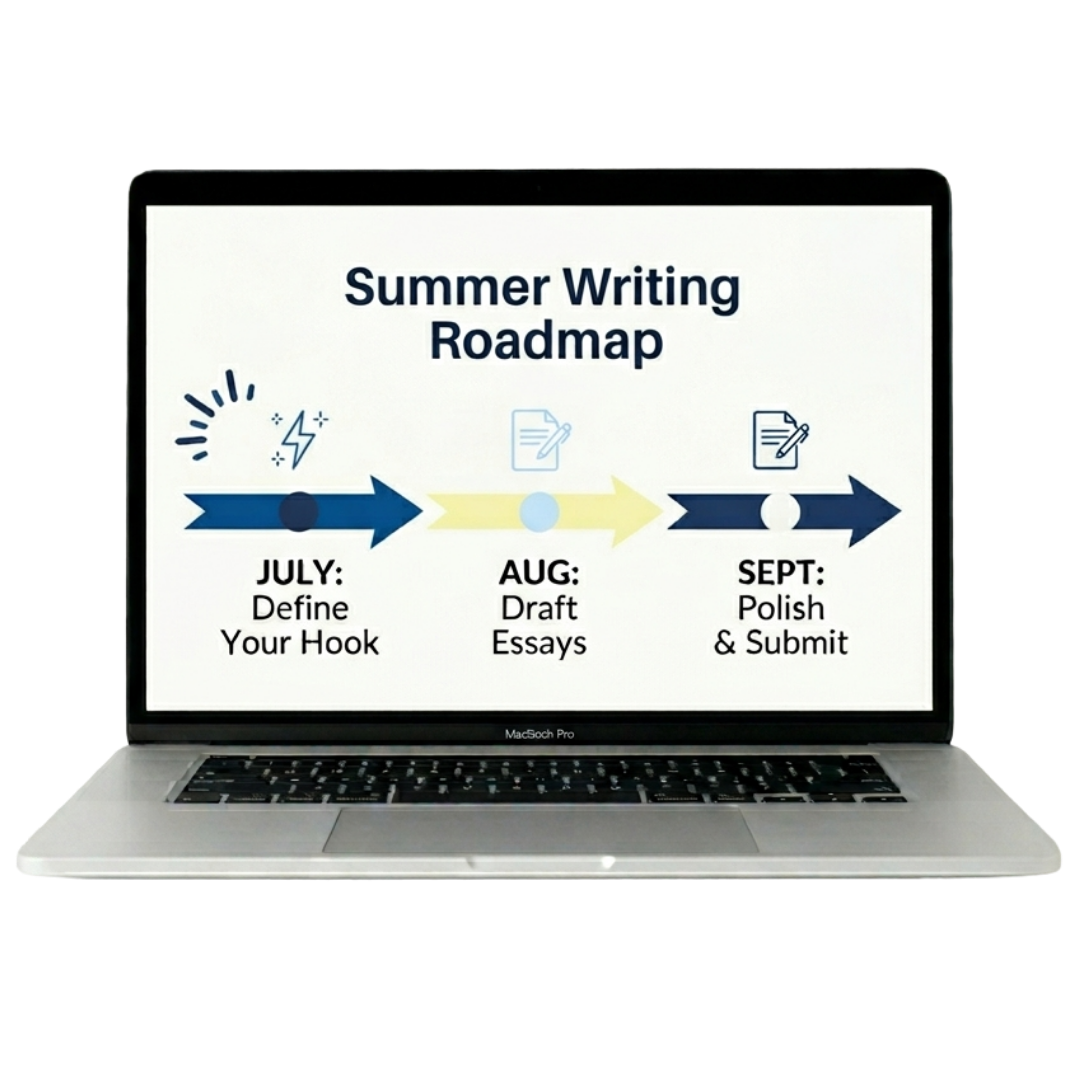 College essay strategy session for high school juniors to find unique personal statement topics.