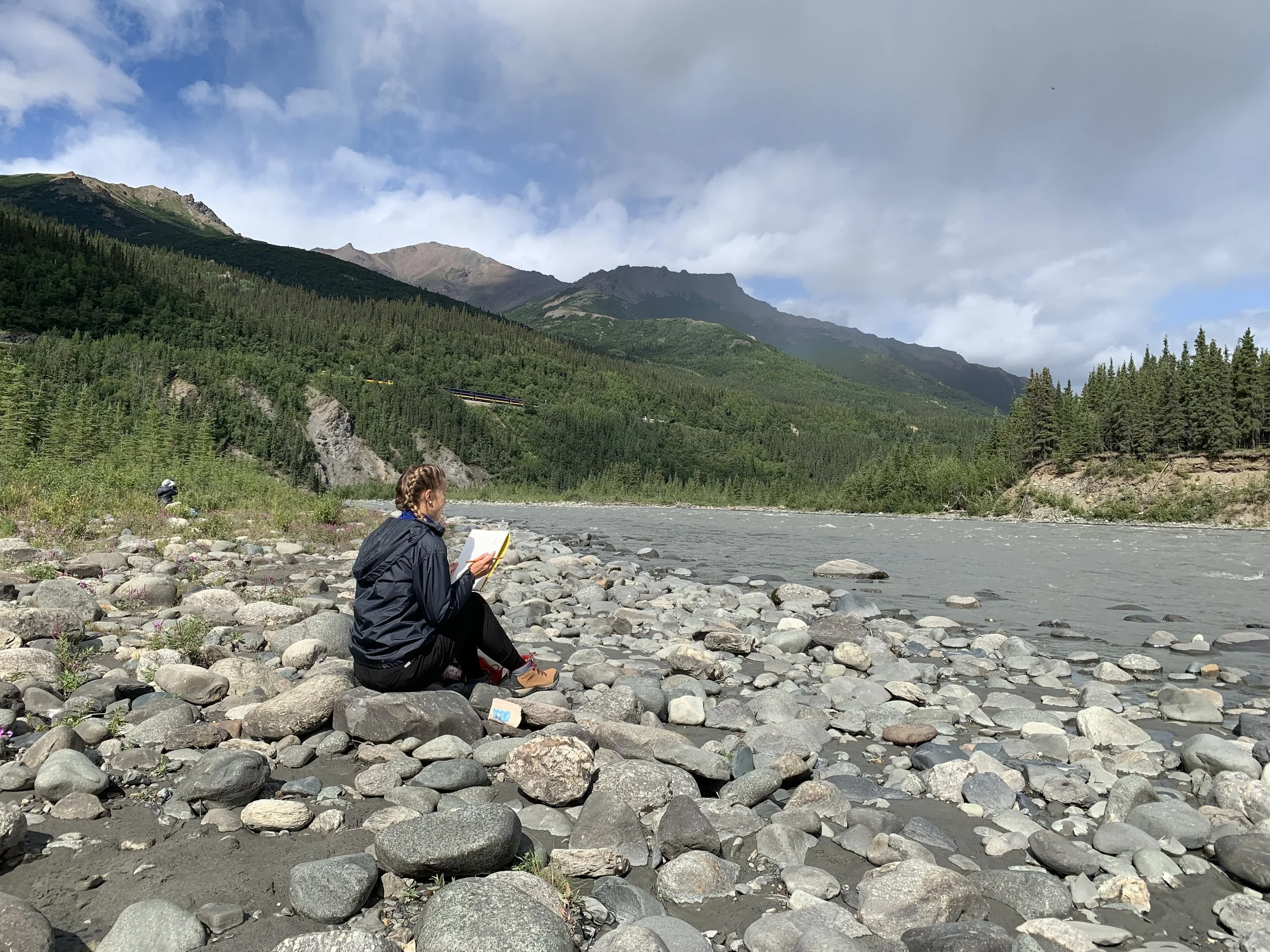 Plein Air in Denali National Park, Alaska.