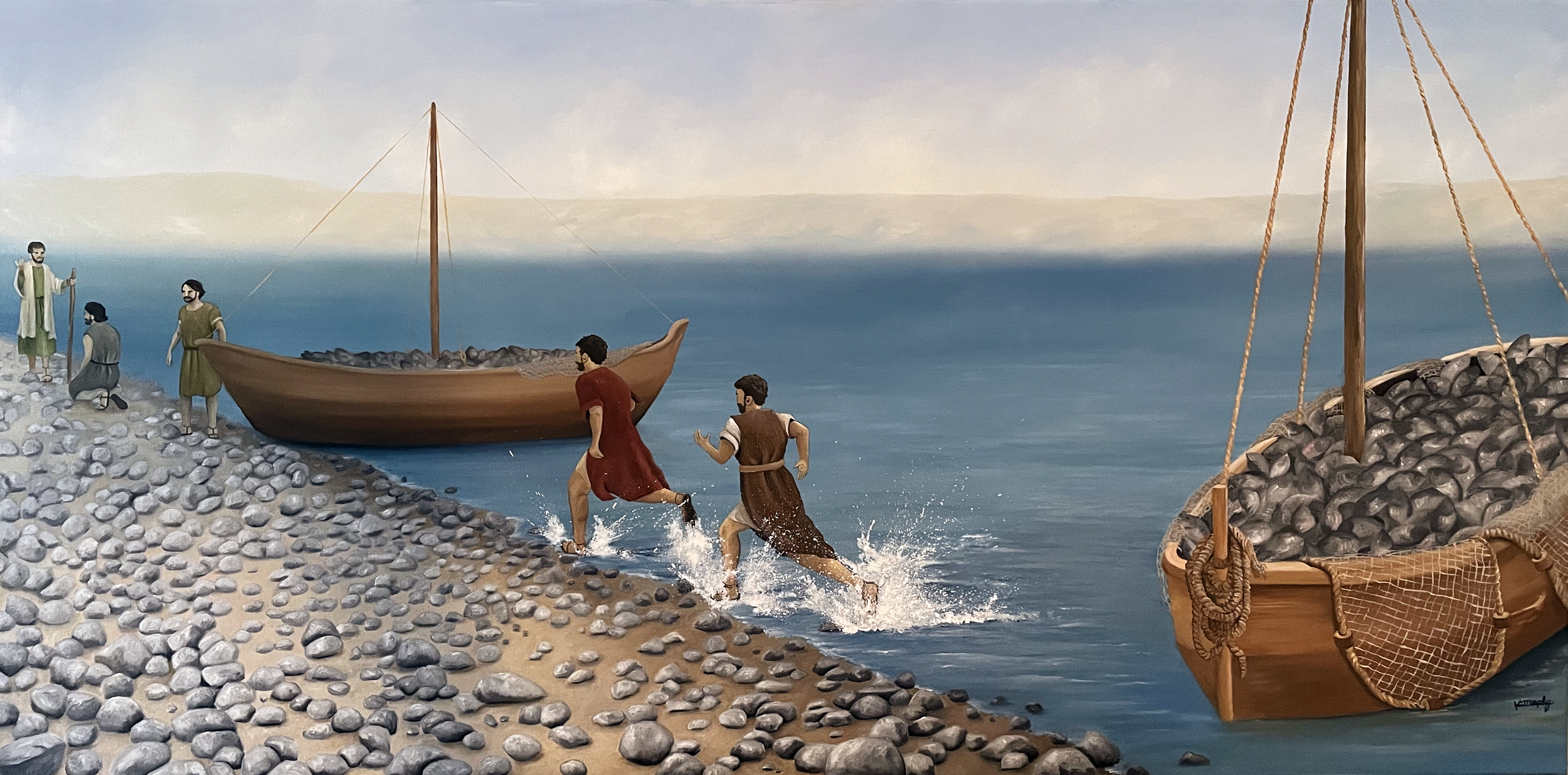Come, follow me; I'll make you fishers of men.