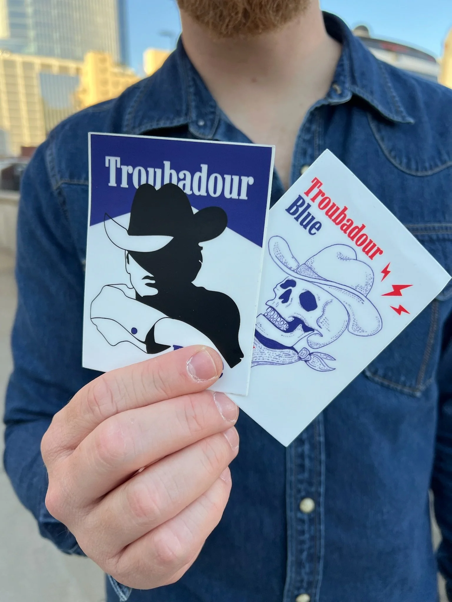 Troubadour Blue | Stickers | 2 Pack