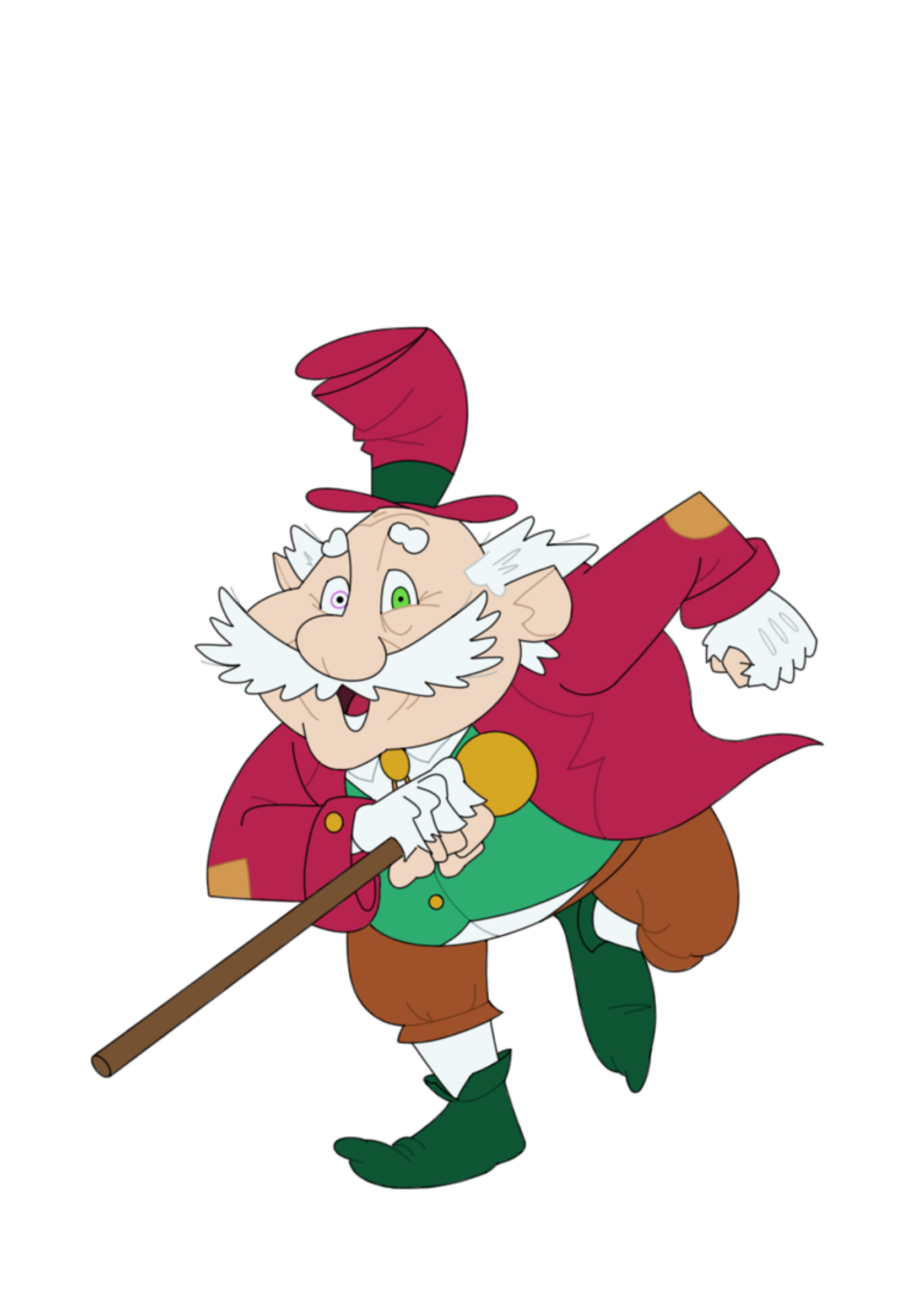 Bertram P. Gummins, halfling wild magic barbarian