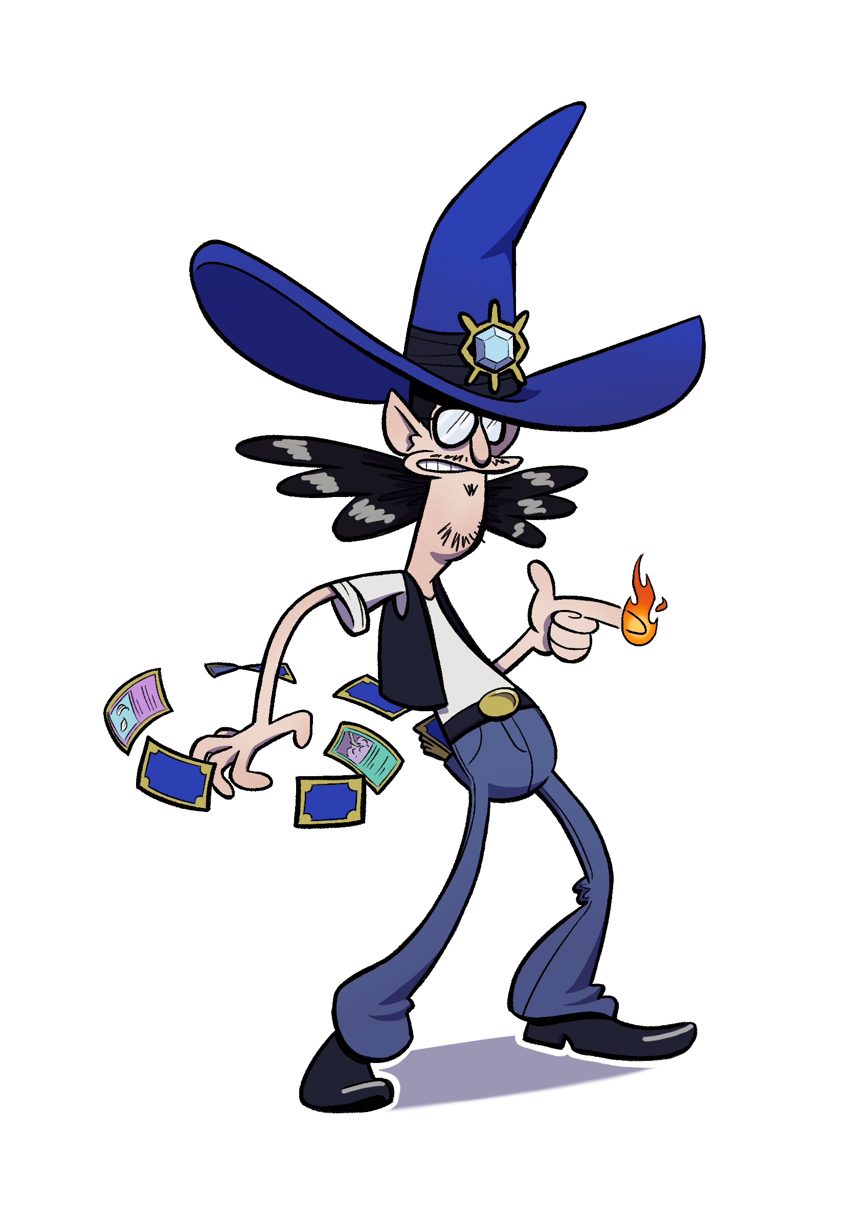 Chigan "Dusty" Bodell, half-elf wizard