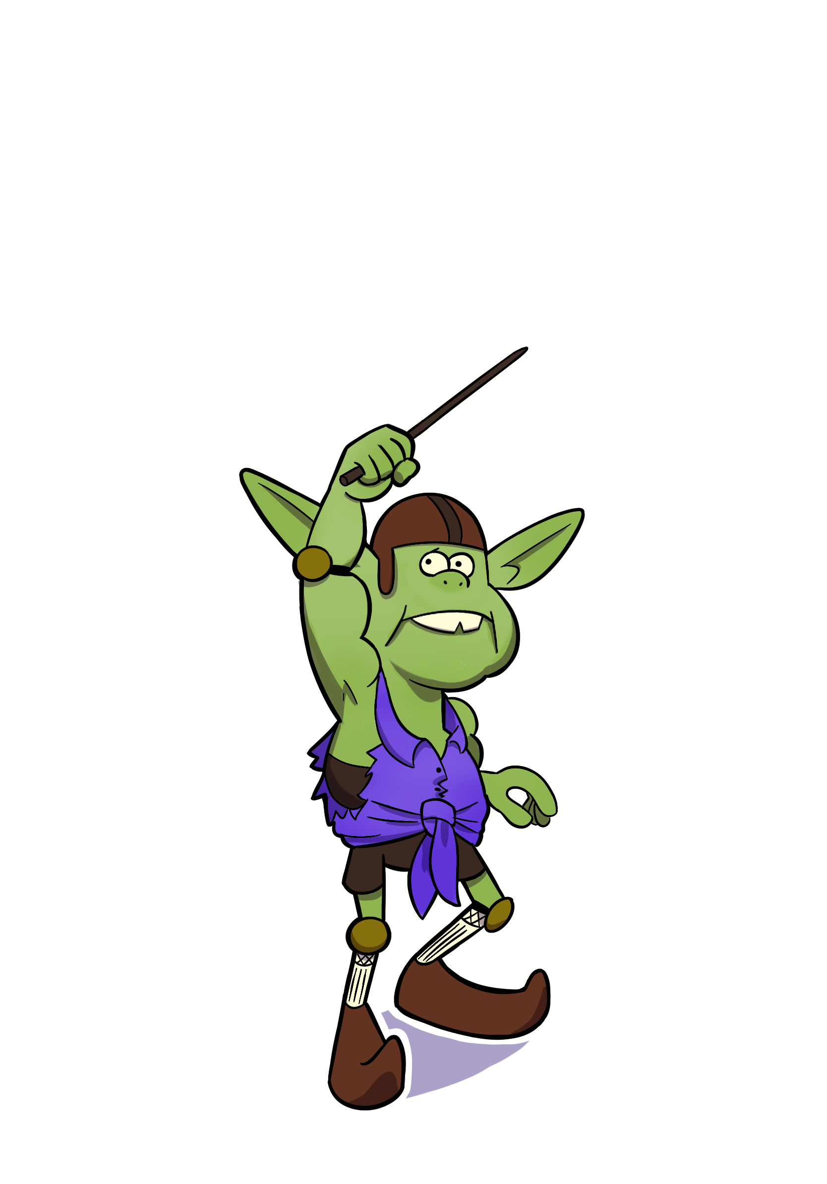 Gorkho, goblin wizard-in-training NPC