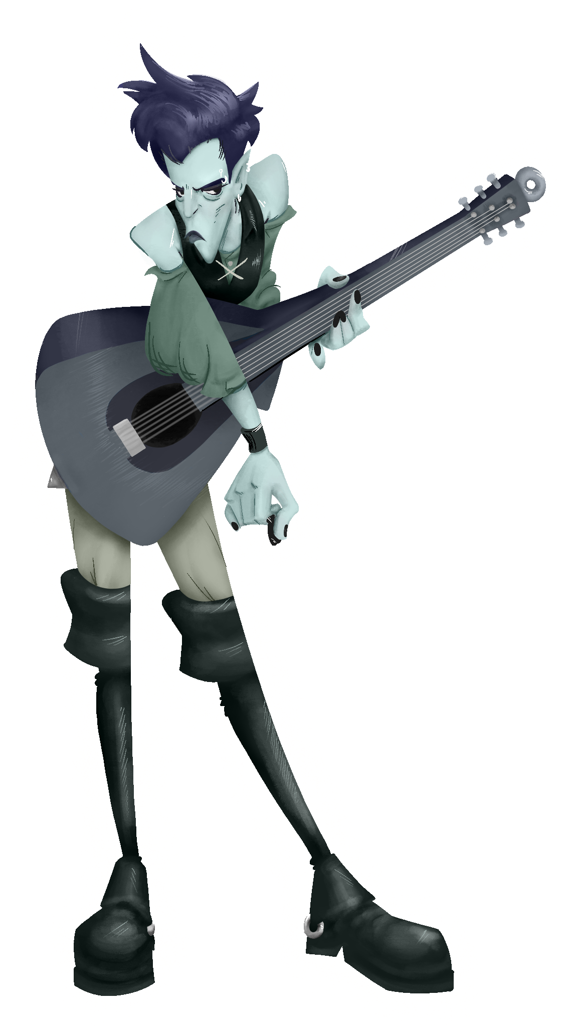 Lira Lancet, sea elf bard