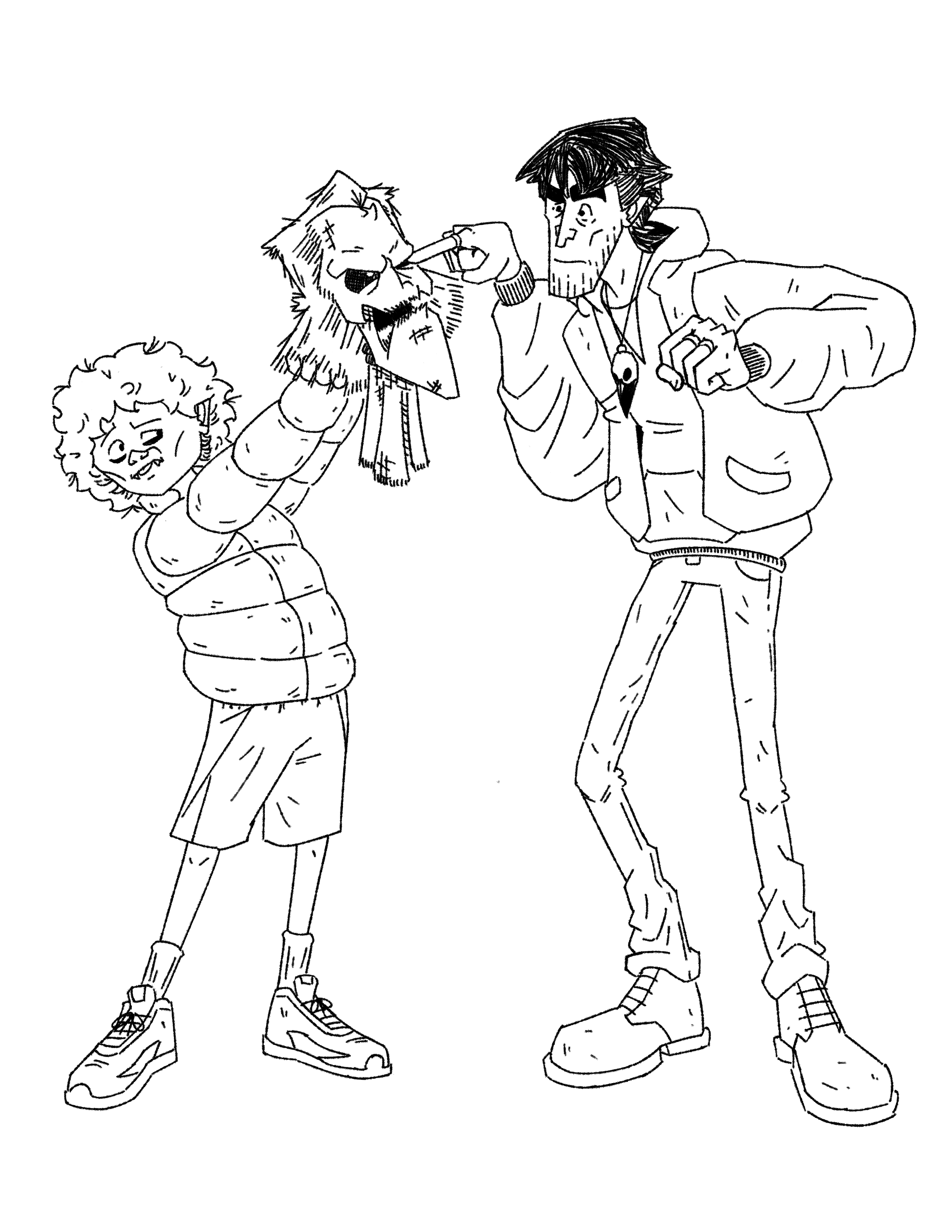 Early draft story moment