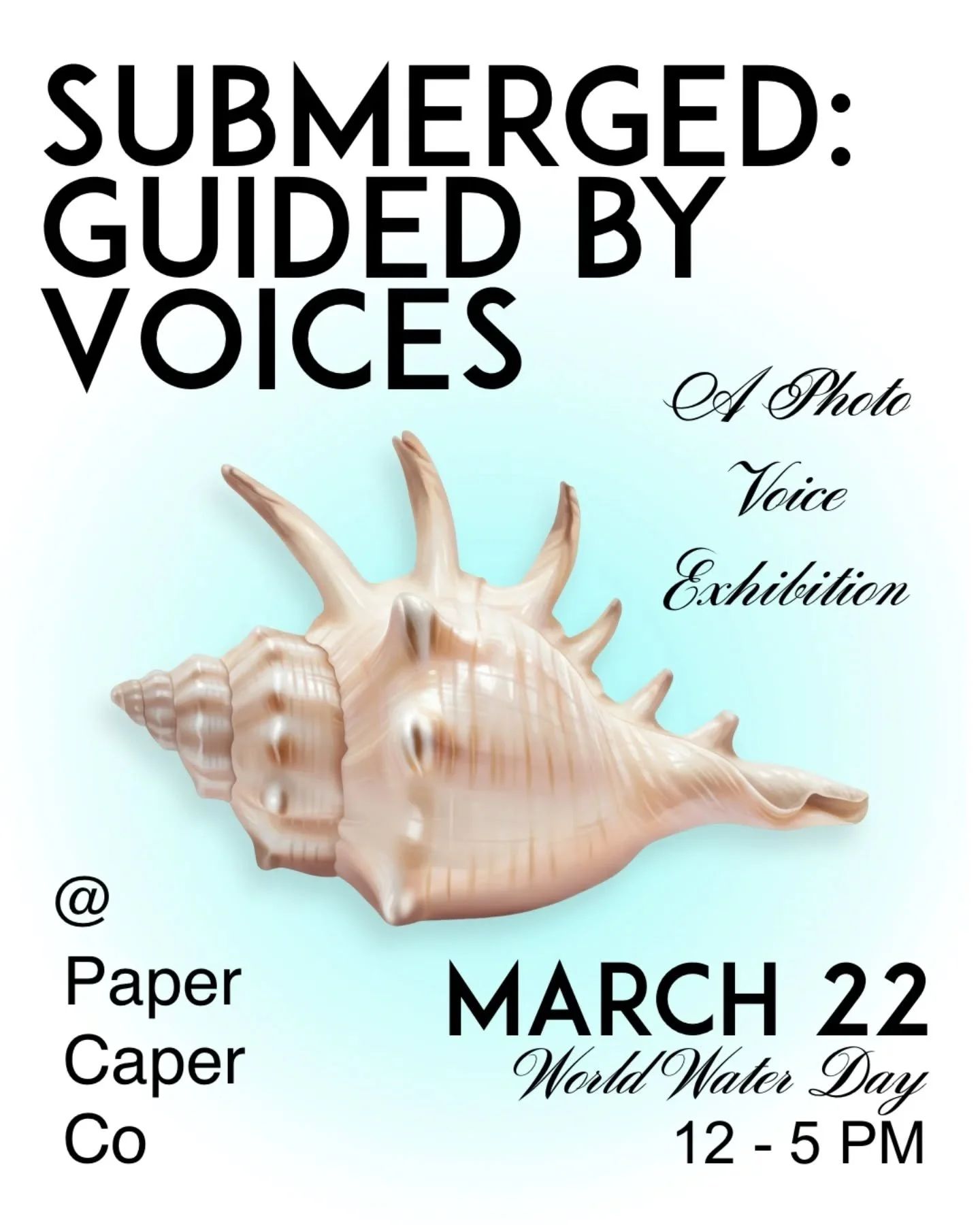 This Sunday, join Voces Unidas from 12 to 5 pm at SPI @papercaperco for a spring break special exhibit of our Photo Voice Water project.💧 This event is being held in observance of World Water Day, where we will be investigating water and it's relati