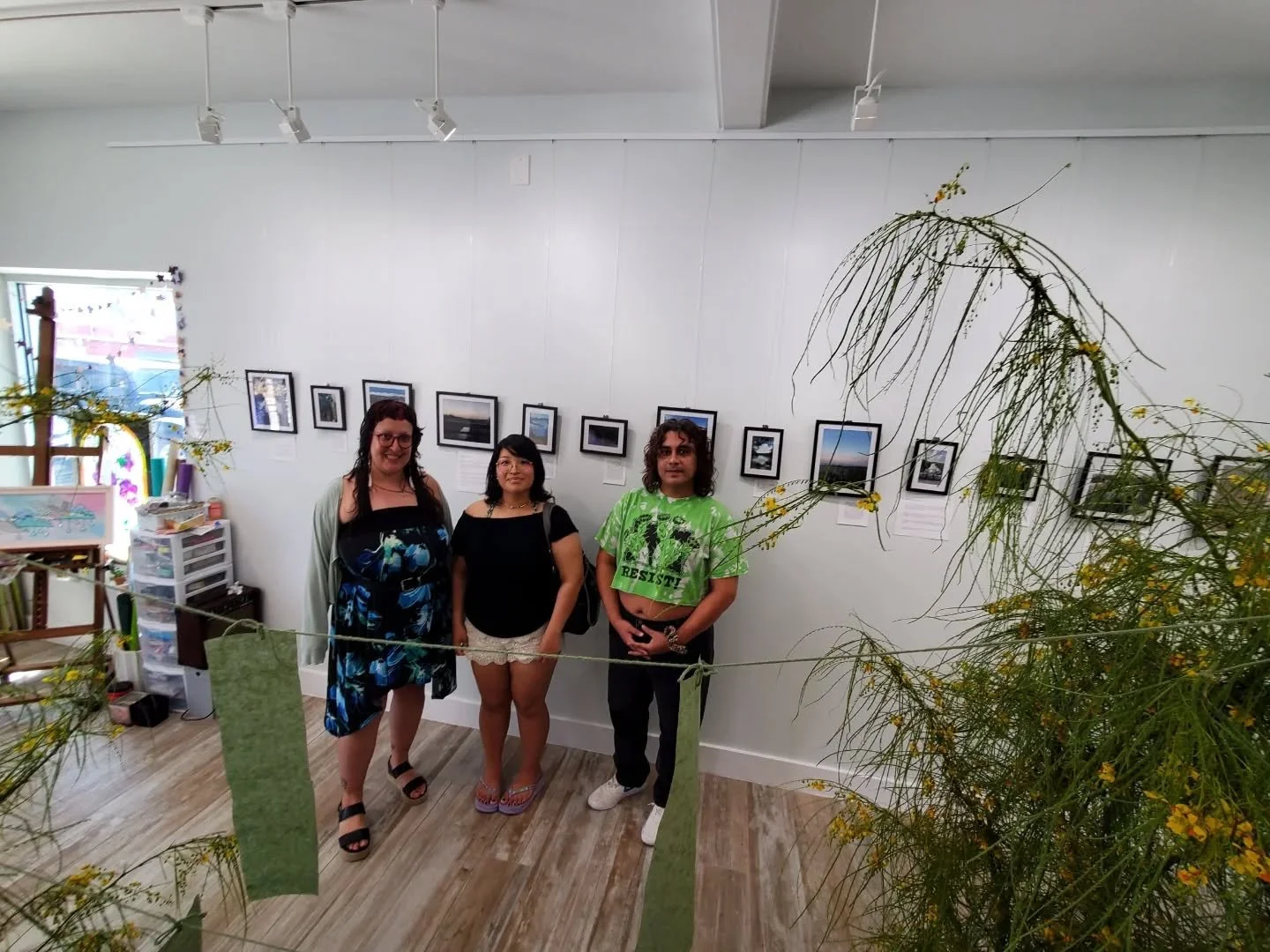 We had an amazing time reflecting on World Water Day yesterday! We started the day off with a hike at the Olmito Nature Trail with the @rgv.queerrunclub in Brownsville and invited folks who joined us to @papercaperco for our  Photo Voice exhibition! 