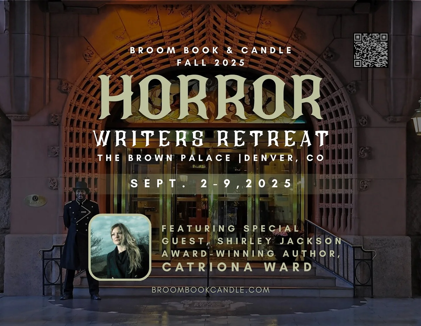 The time draws near&hellip;
An intimate week-long retreat with an amazing cohort of horror writers and workshilips@led by the incomparable @catward66 !

We have three rooms still available for the VIP Full Week experience package. Get &lsquo;em while