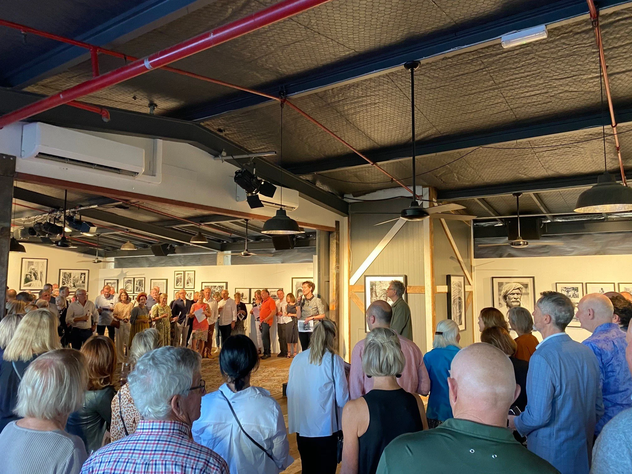 Guest at the CONNECT exhibition of works by Louise Binns