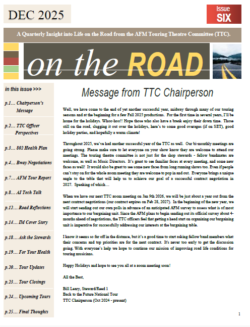 TTC Newsletter #6 - Dec 2025