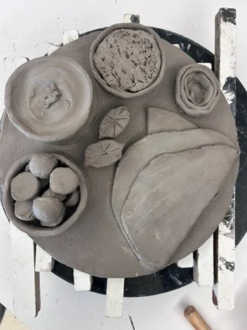 AP Art Gujarati Thali Clay Pre-fired (2025)