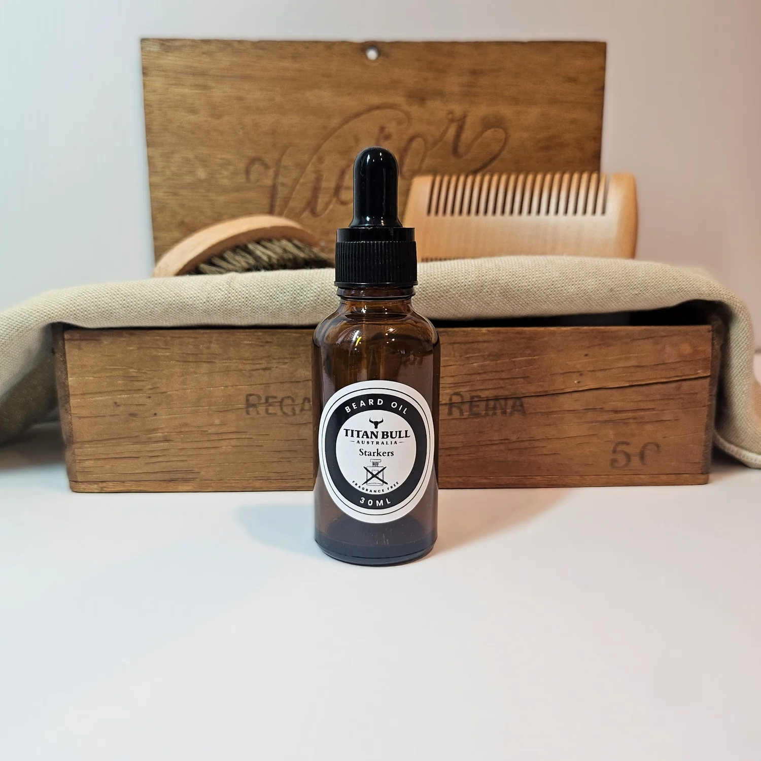 starkers Titan Bull Australia Starkers Fragrance Free Beard Oil — Titan Bull Australia