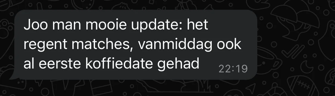 dating photoshoot reacties het regent matches
