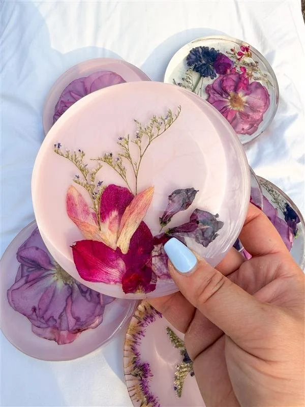 Resin Coasters or Ornaments