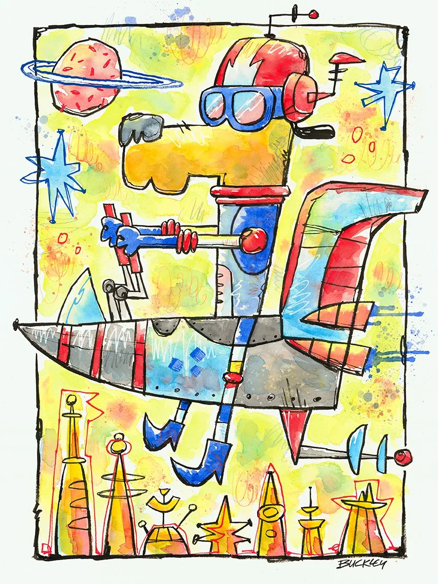 Rocket Dog Enforcer - Painting