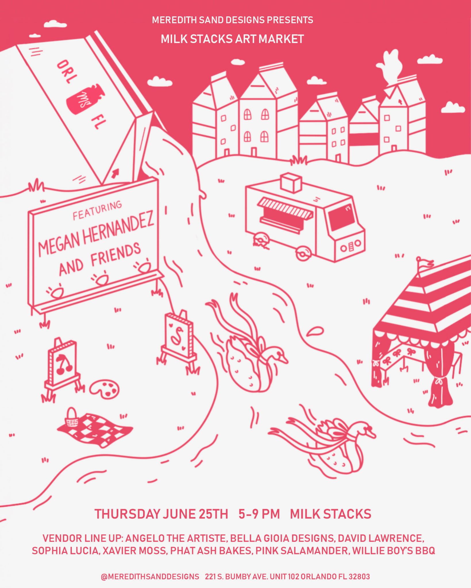 Milk Stacks Art Market