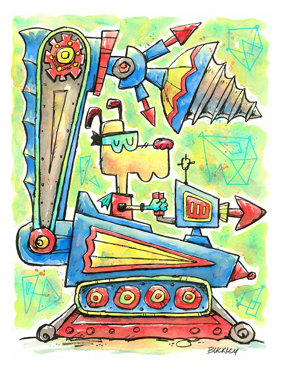 Dredger Dog - Painting