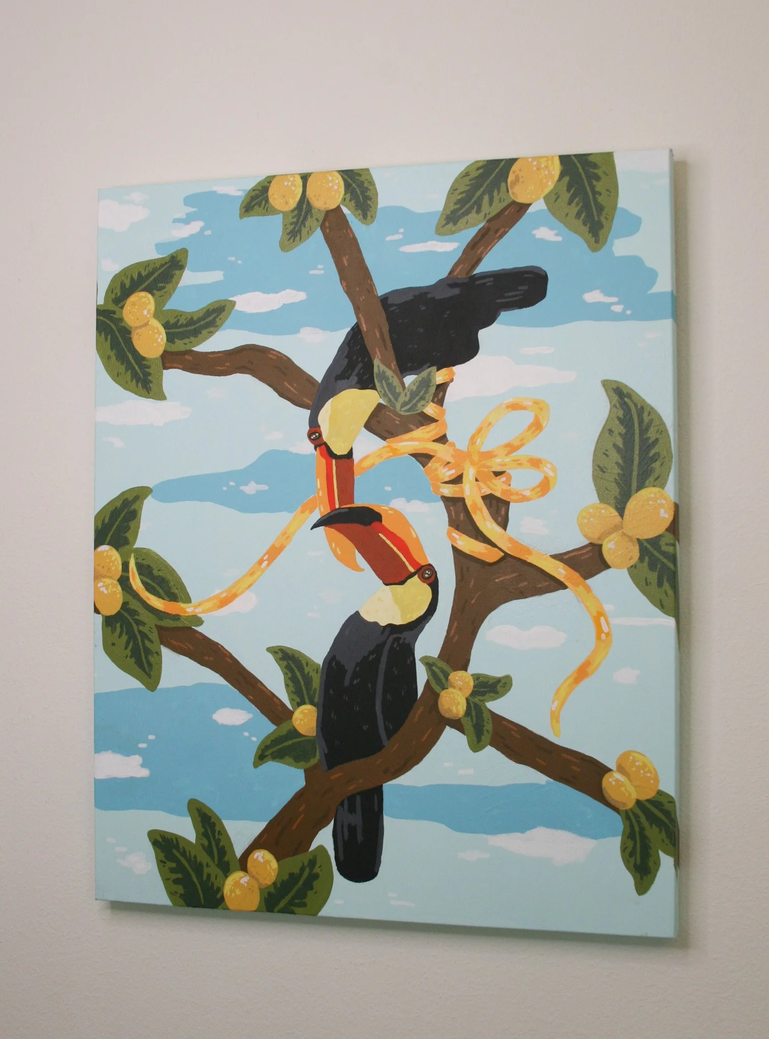 Trouble in Paradise - Painting