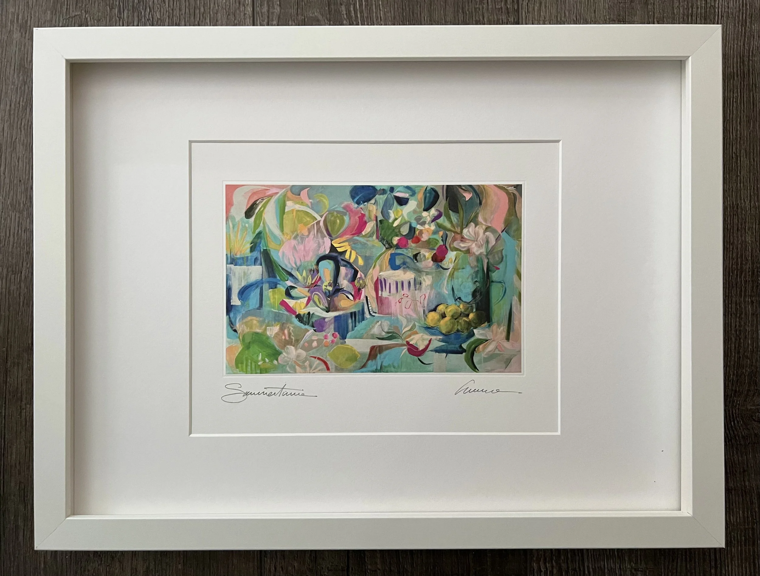 Summertime Art Print Framed.jpeg