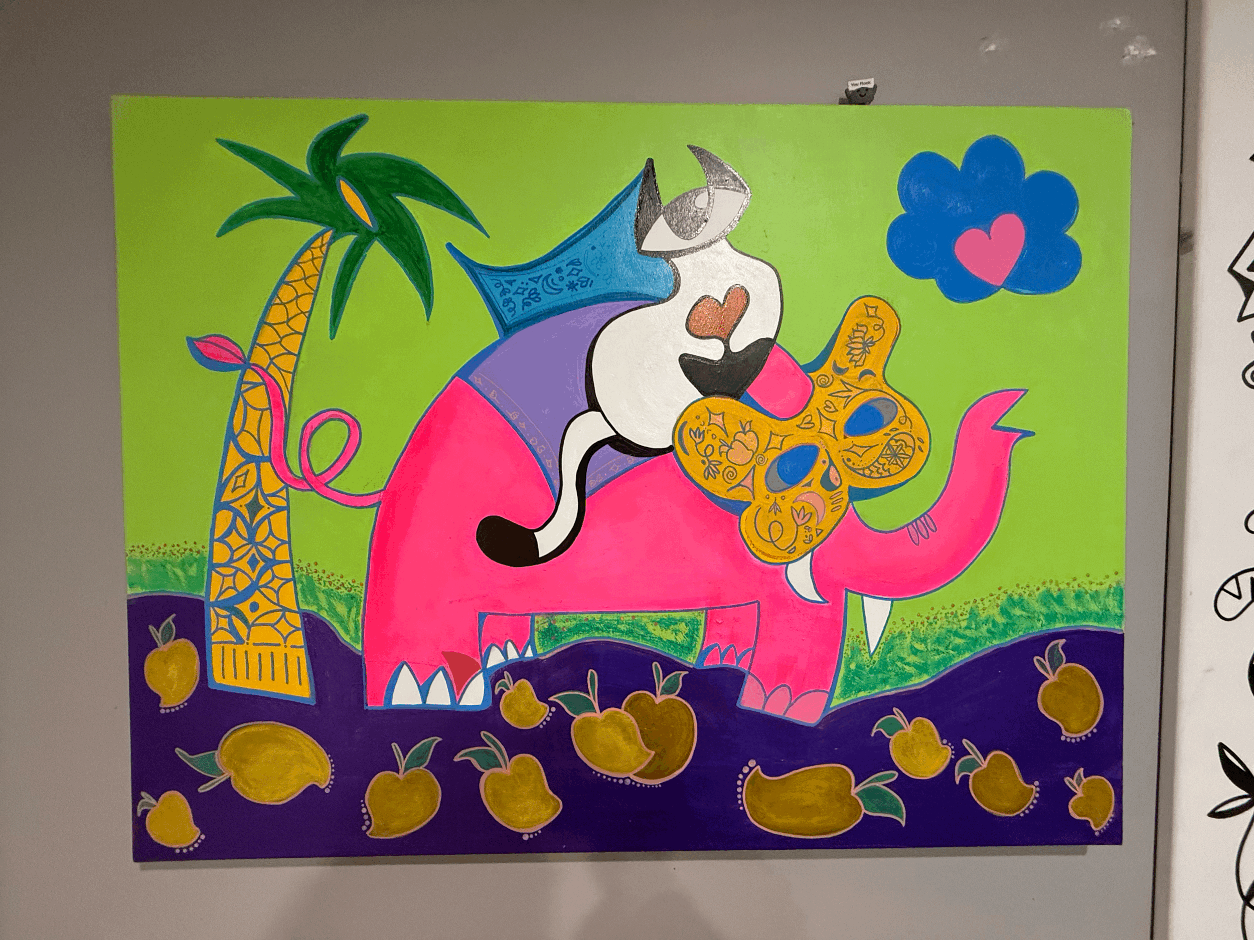 Elephant Joy Ride - Painting