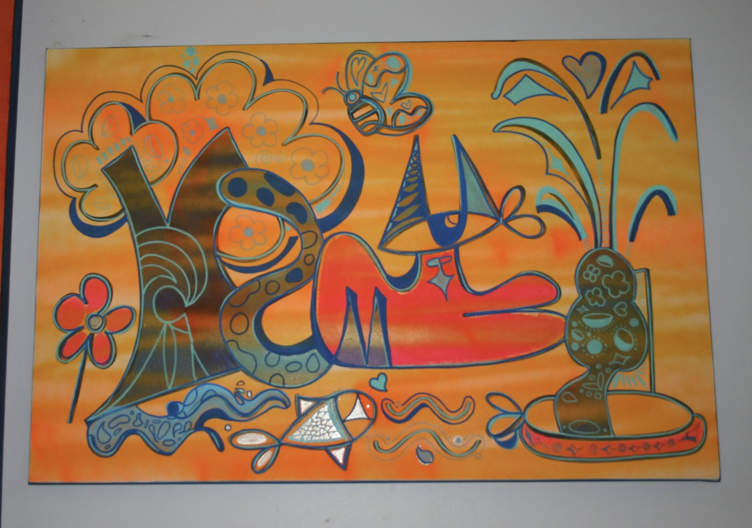 Hazy Fountain of Youth - Painting