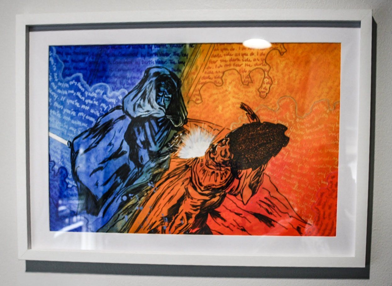 Anger Leads to Hate - Painting
