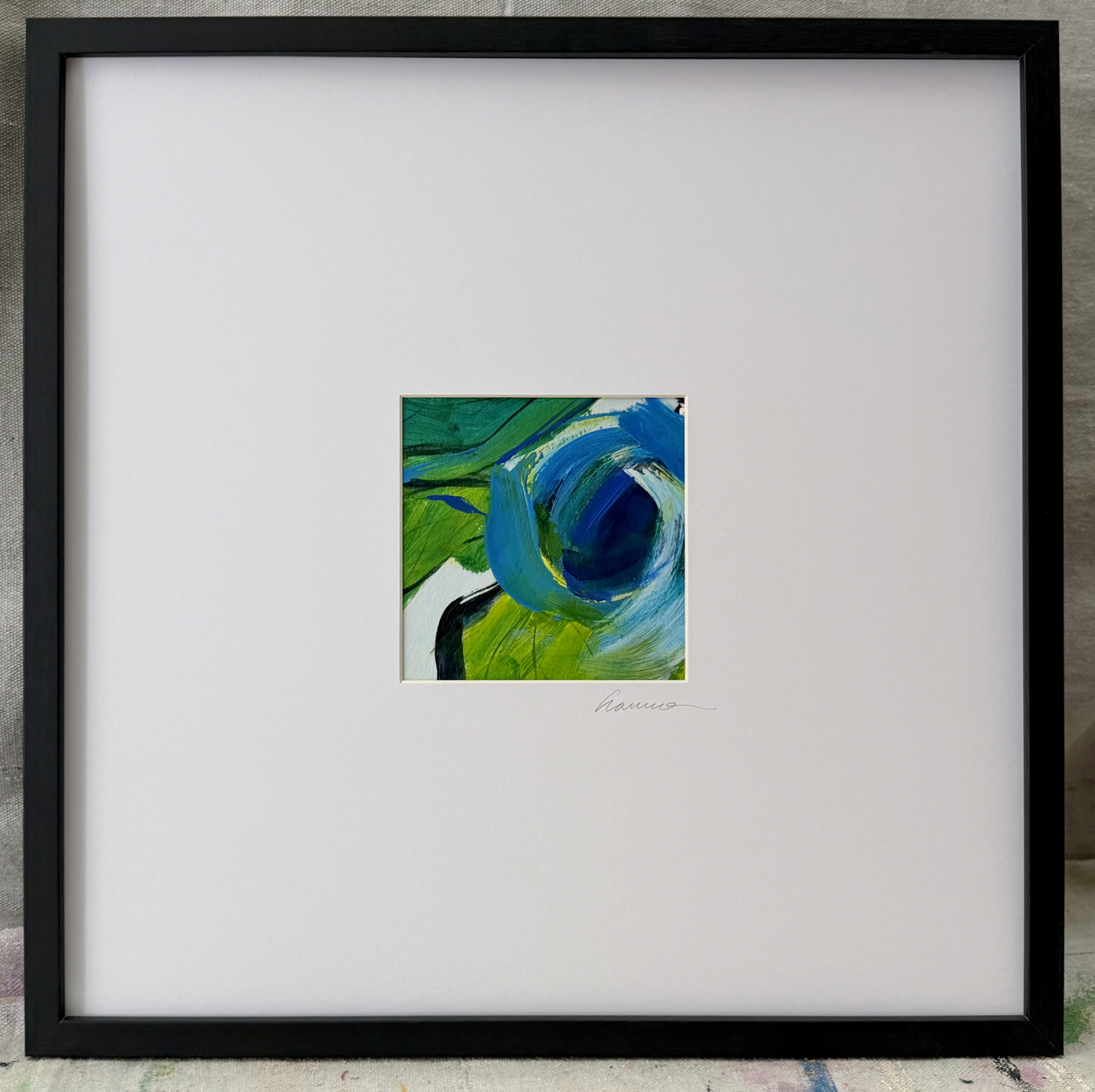 Blue Mountain Blooms II - Painting