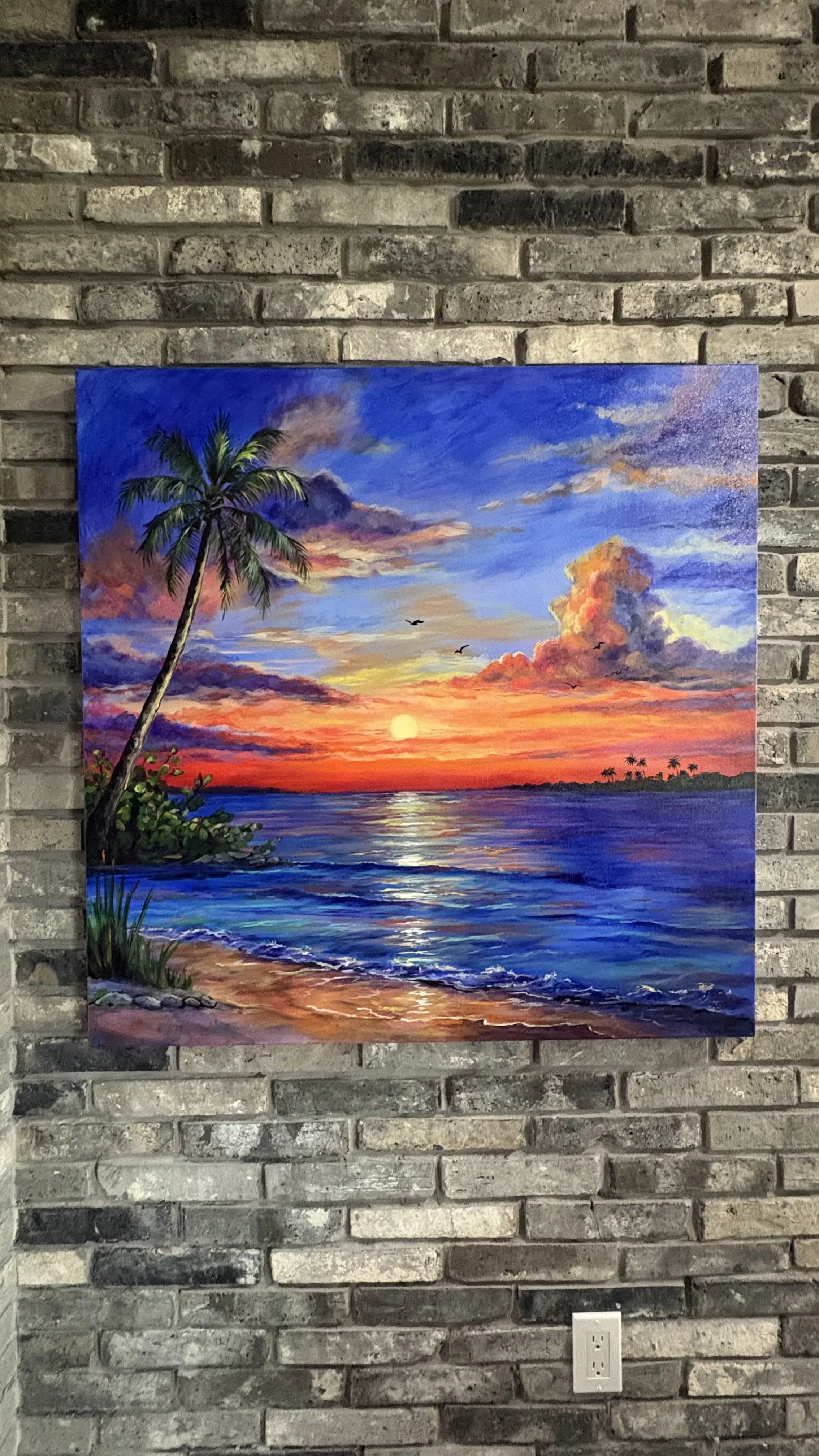 Ember Tide - Painting