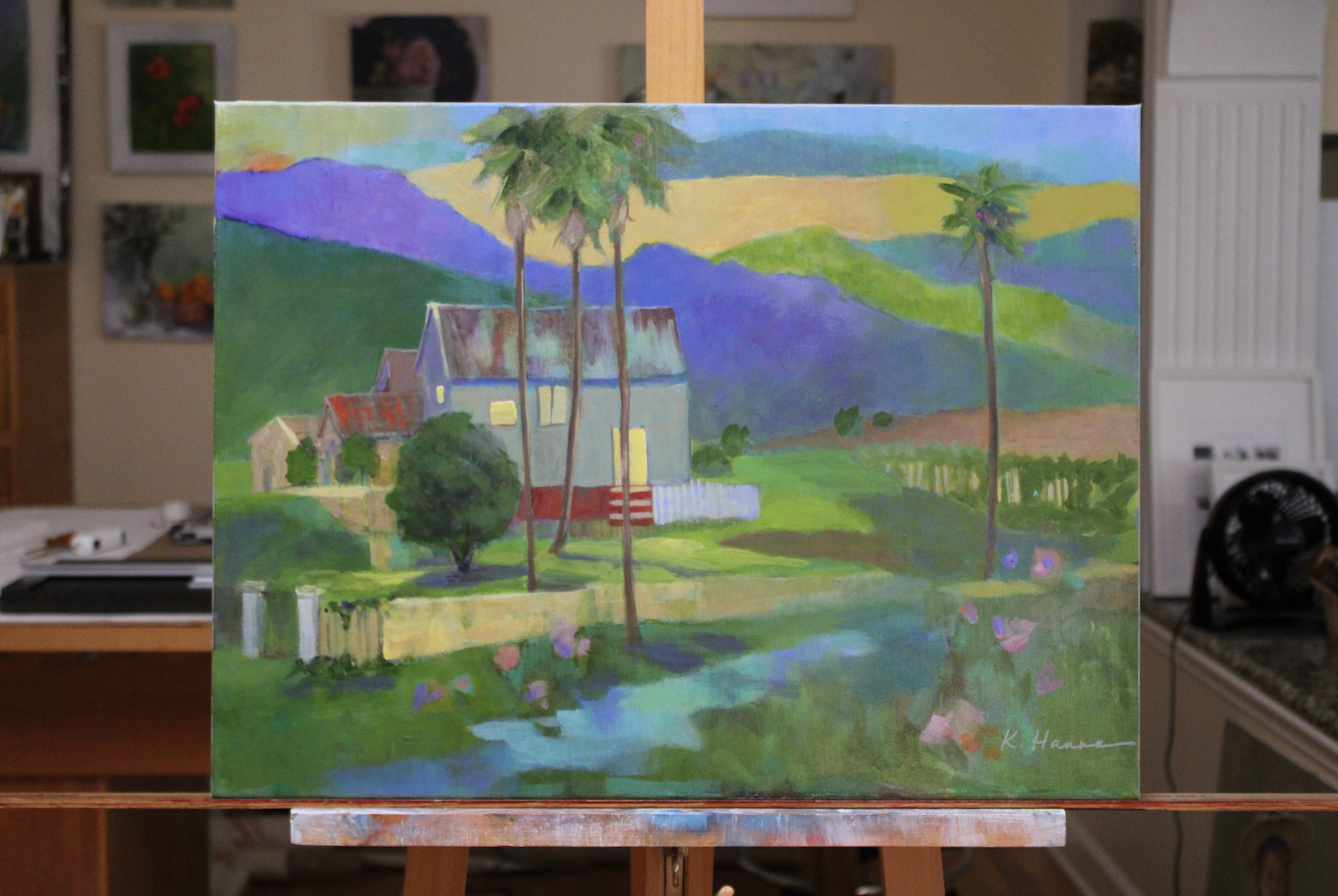 Where The Land Holds Us - Painting