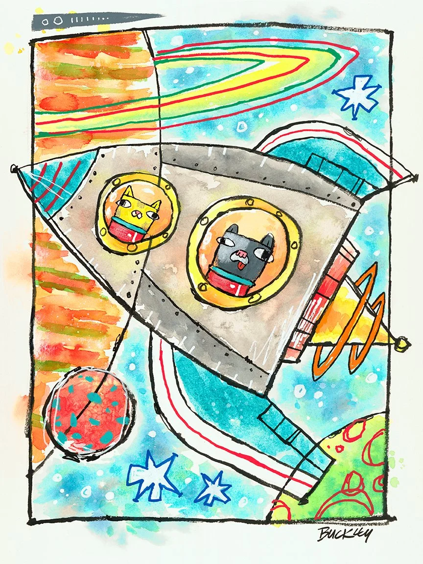 Cosmic Expedition - Painting