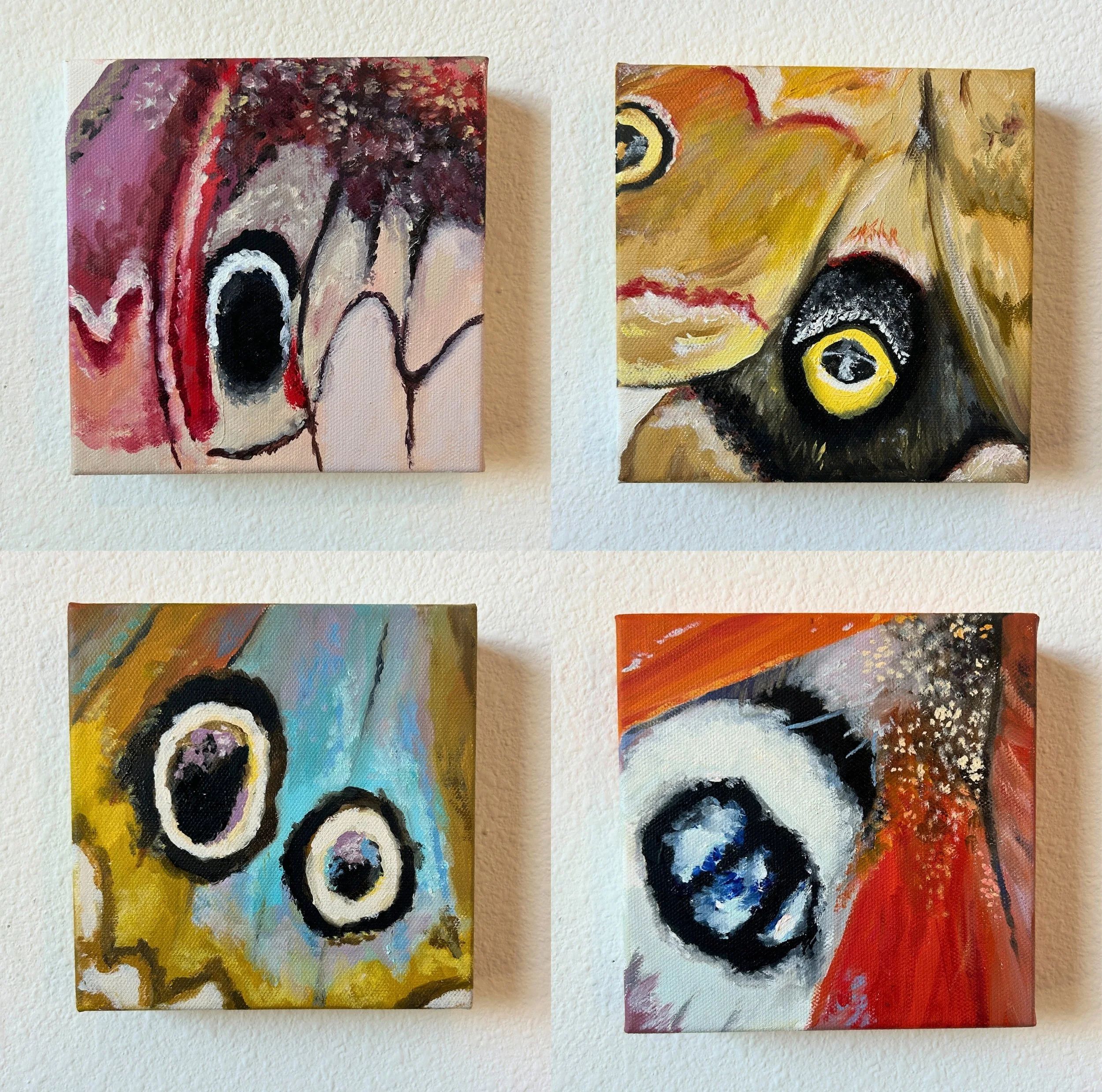 Butterfly Wing Study 1–4 - Painting