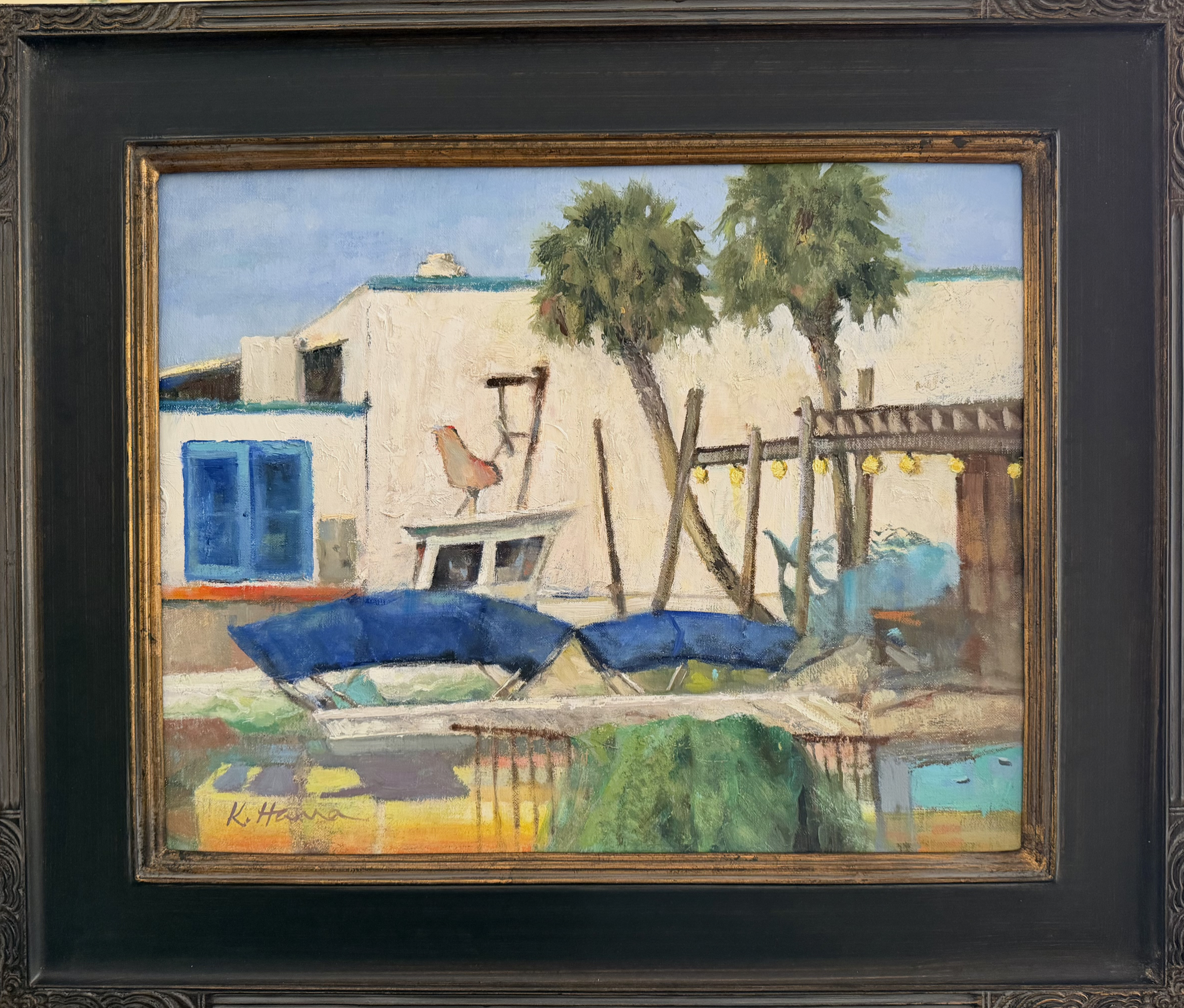 Old Cortez Waterfront - Painting