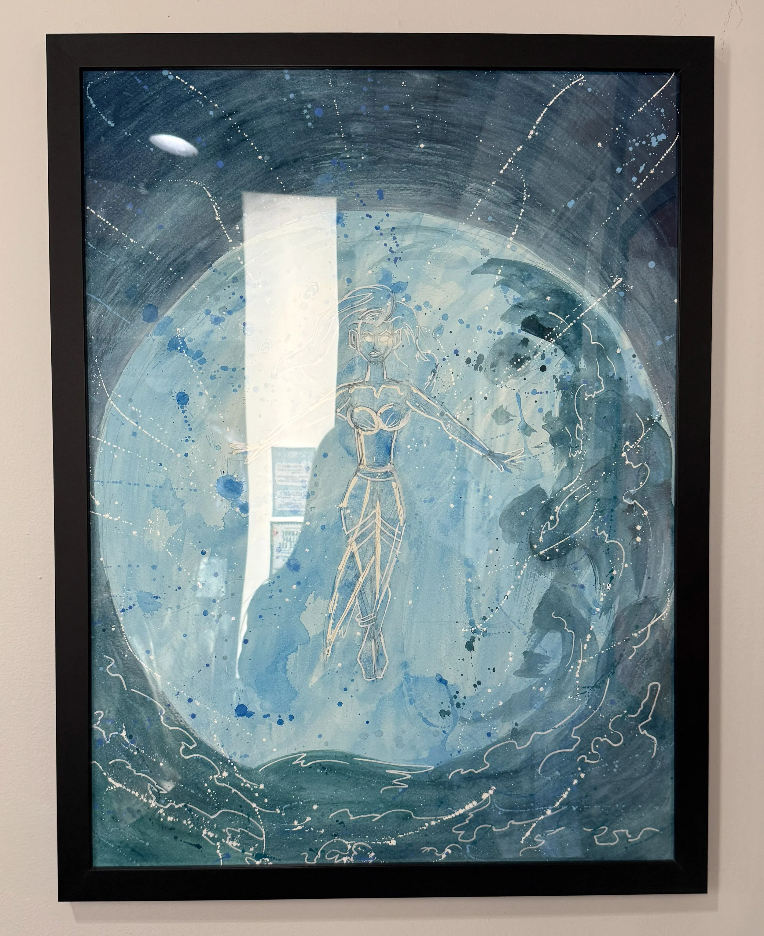 The Crystal Heart of the Matter - Painting
