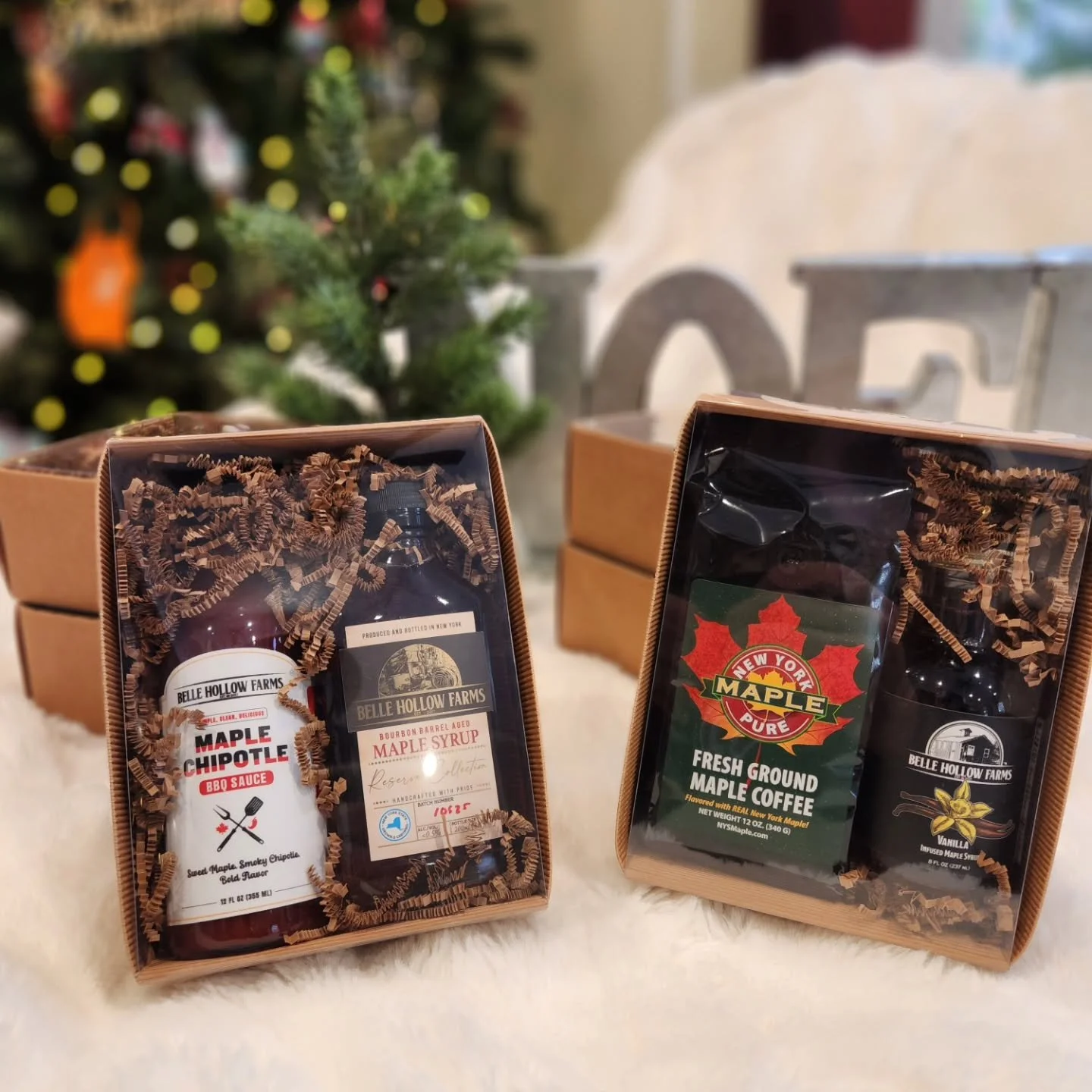 Grab one of our gift packs this weekend and we can ship it anywhere in the country. Live now www.eatmaplesyrup.com or link above.

We will also be at the @irondequoitbeerco winterwonderland on Saturday in addition to the @cityofrochesterpublicmarket 