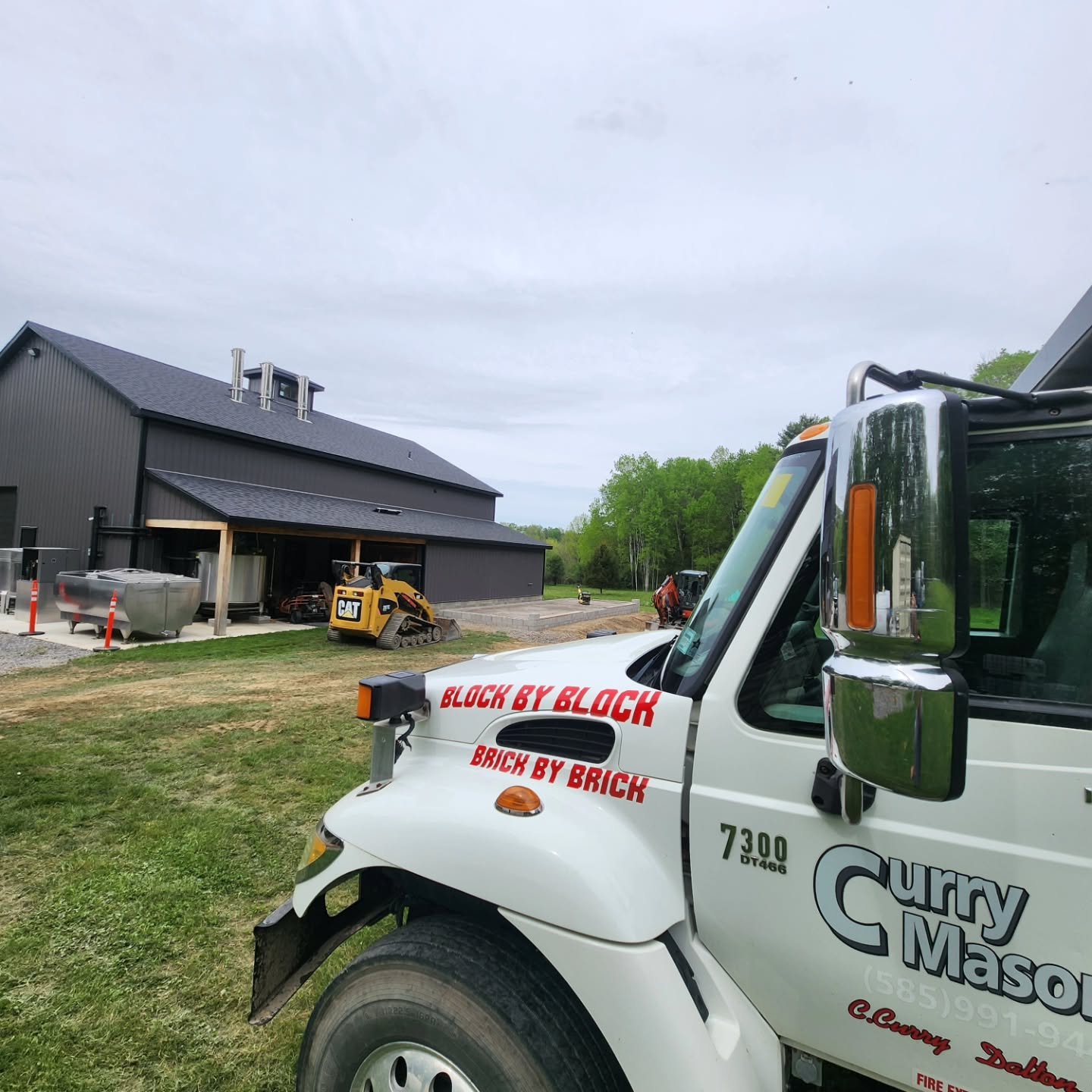 The new silo foundation is coming along nicely thanks to Curry Masonry!