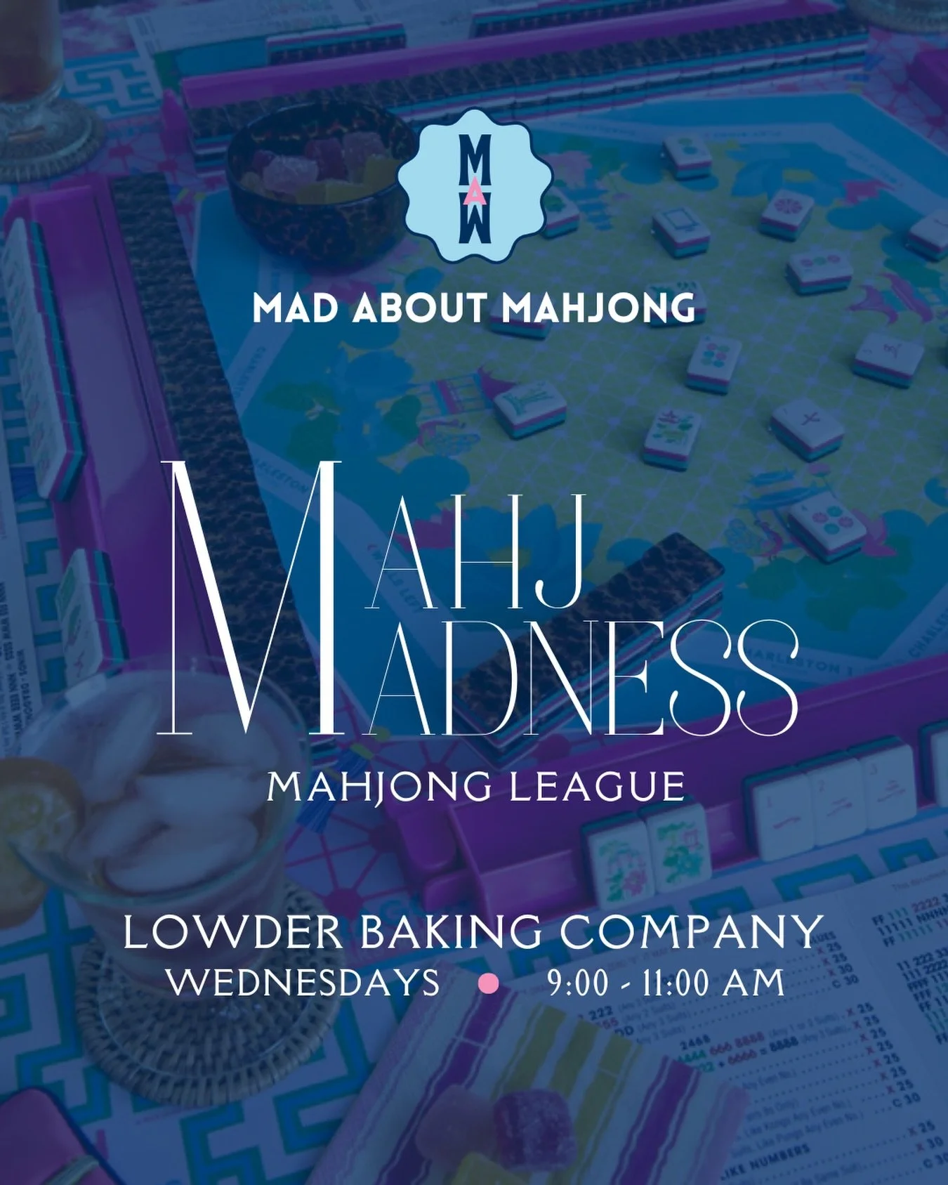 Mornings just got better. 🀄☕
We&rsquo;re kicking off a Morning Mahjong League @lowderbakingco &mdash; weekly play, fresh pastries, and the best way to start your day around the table.