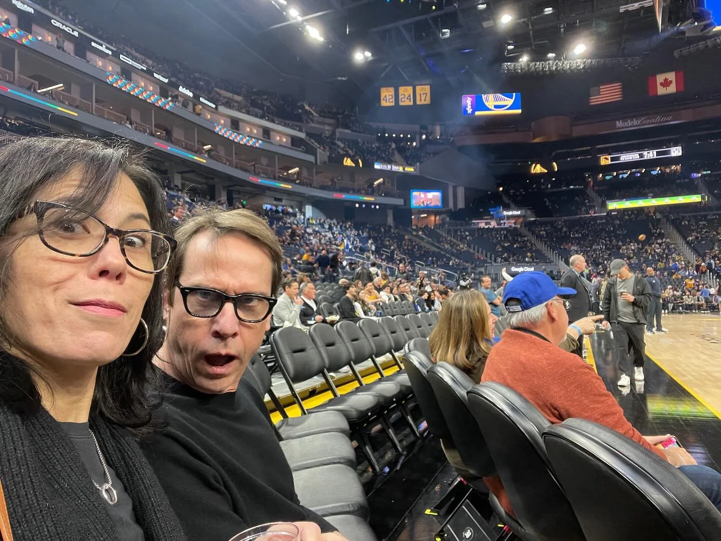 Not our standard evening!