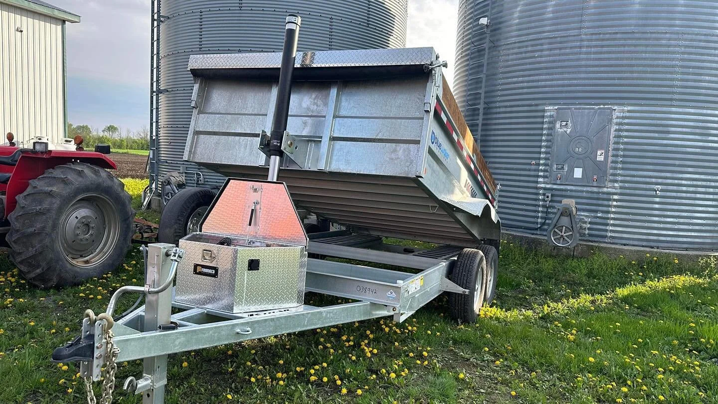 Dump trailer for rent! 

We have a K-trail dump trailer for rent short term with daily rates or long term with a weekly or monthly rate the trailer is rated for 8 tonnes but don&rsquo;t let the size deceve you it is light when empty but rated for the
