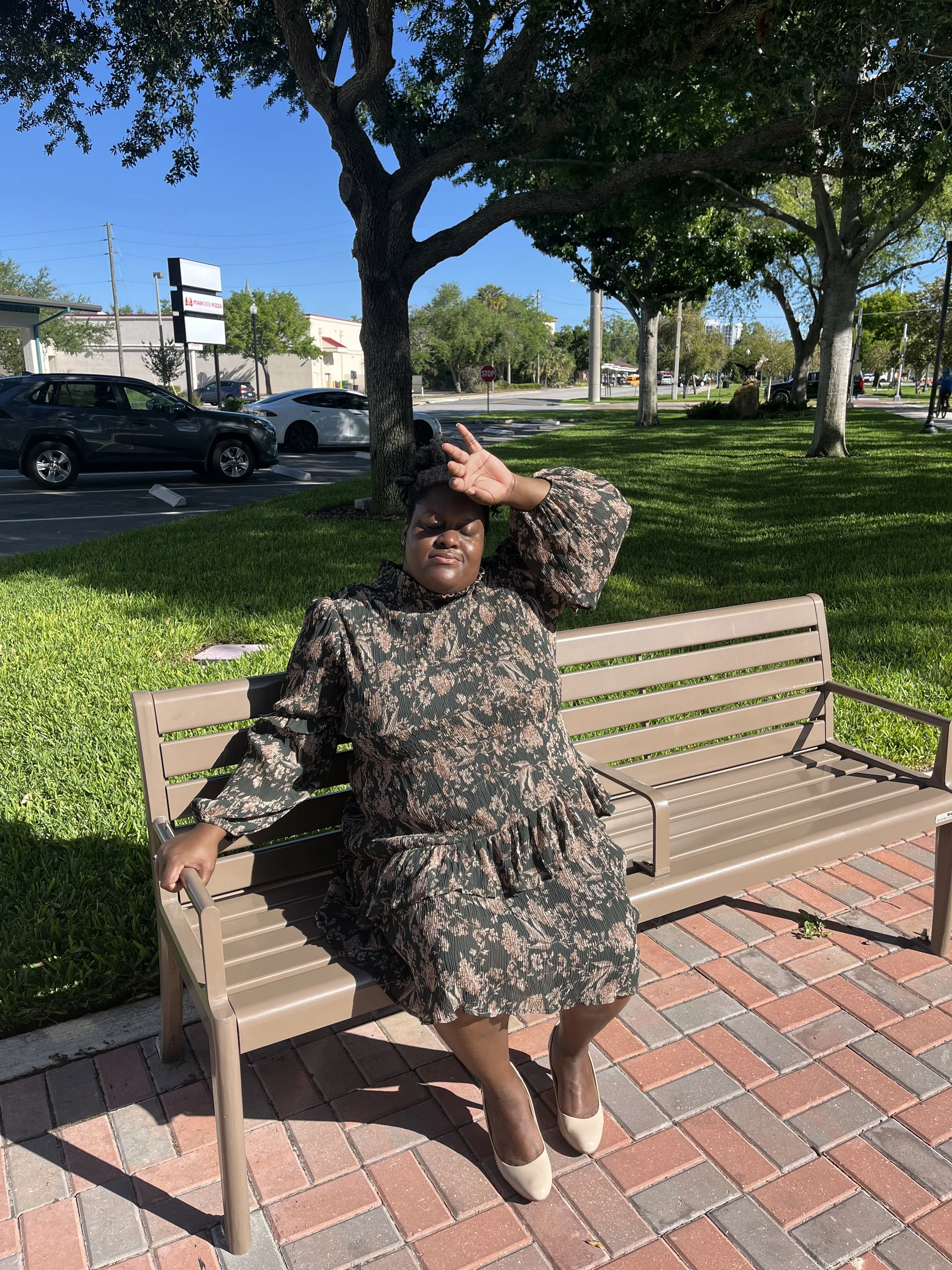 Green Ruffle Dress 1.JPG