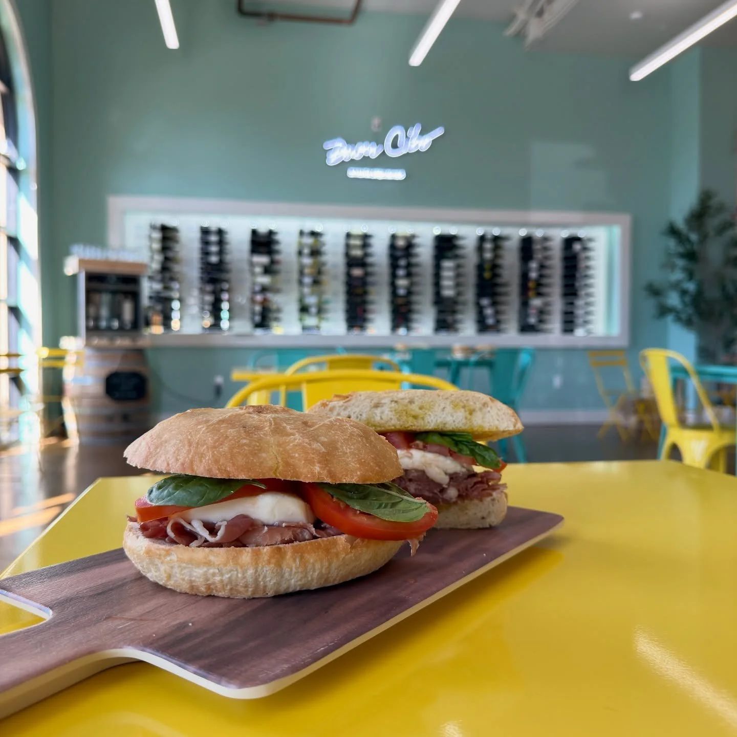 Lunch, sorted.

Aged Prosciutto di Parma, fresh mozzarella, sliced tomato, basil, olive oil, and our melon aioli on handcrafted bread. Salty, creamy, sweet, bright &mdash; the kind of sandwich that makes you slow down on your break.

Come grab one to