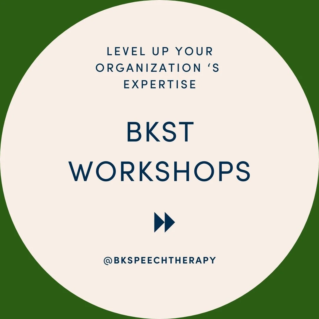 As "helpers" in the community, it feels good to have resources and answers; to provide a sigh of relief to those who are trying to figure out that missing piece for their child, or the children they care for. At BKST we want to help the hel