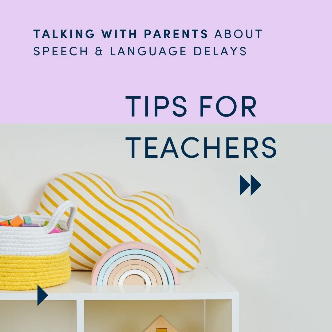 Hi Teachers! Having to tell a parent that their child might need speech therapy can be anxiety provoking, but it’s an important conversation. Especially because you might be the first professional to notice that they could use some support. But