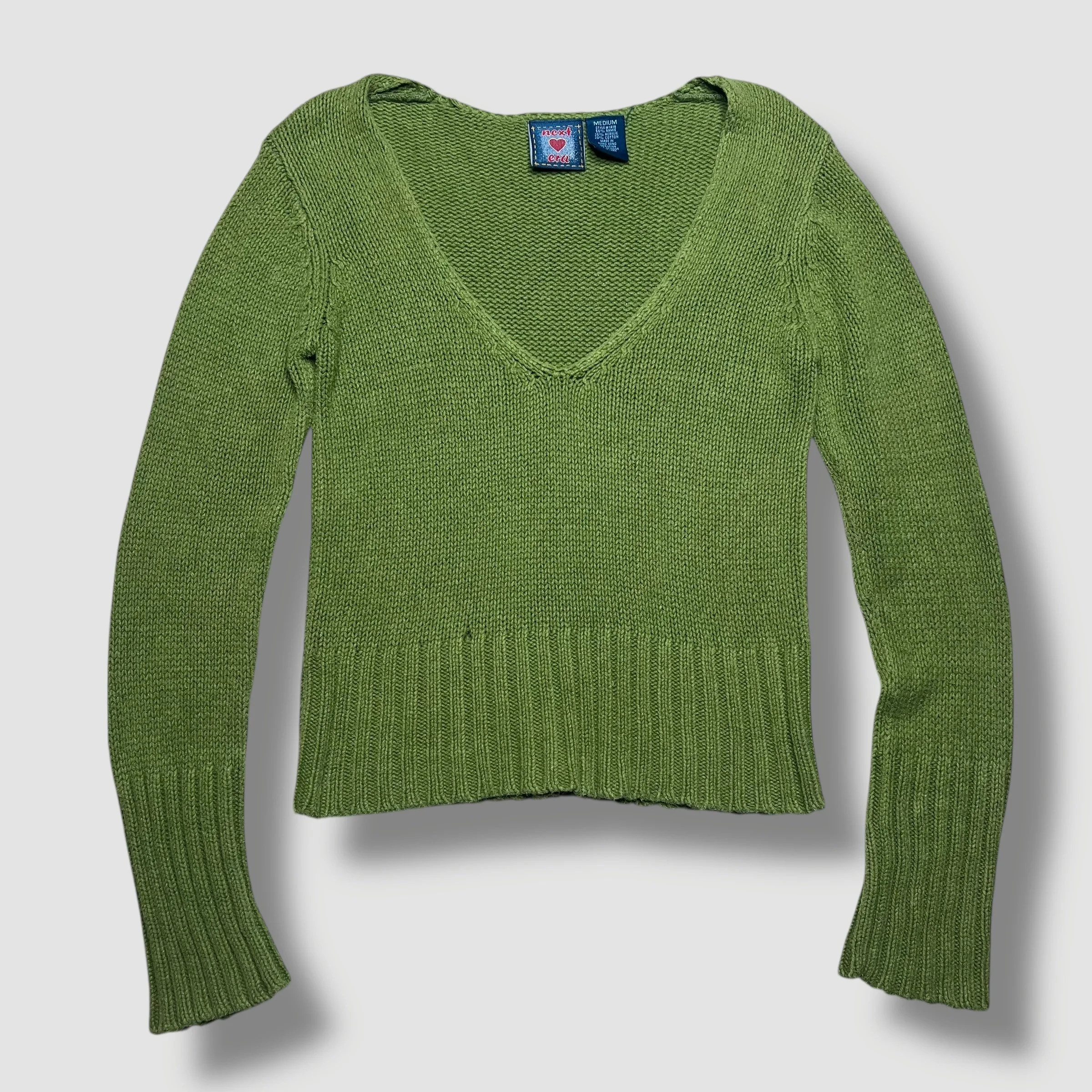 Next Era Green Knit Sweater