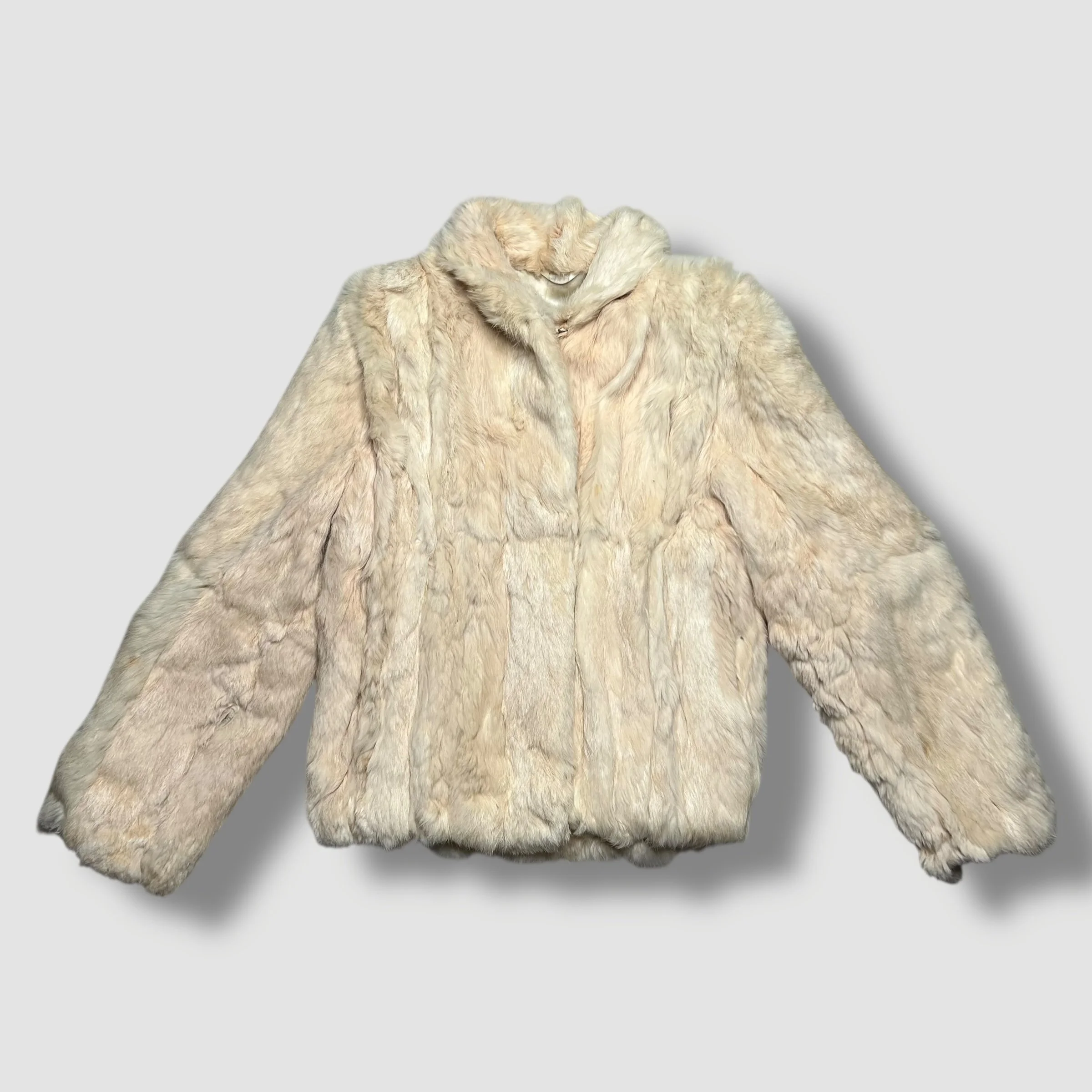 Vintage Genuine Rabbit Fur Coat