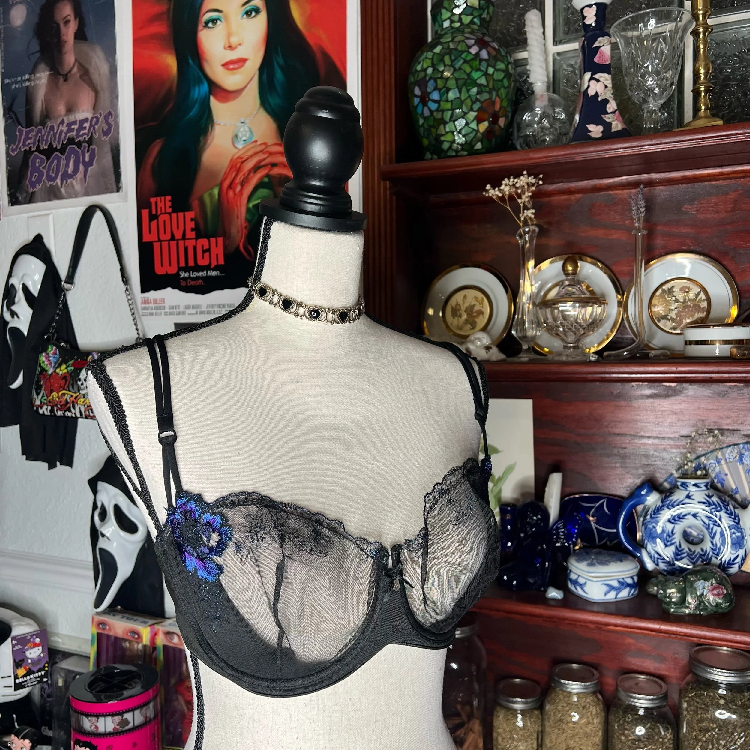 Victoria’s Secret Mesh Floral Balconette Bra