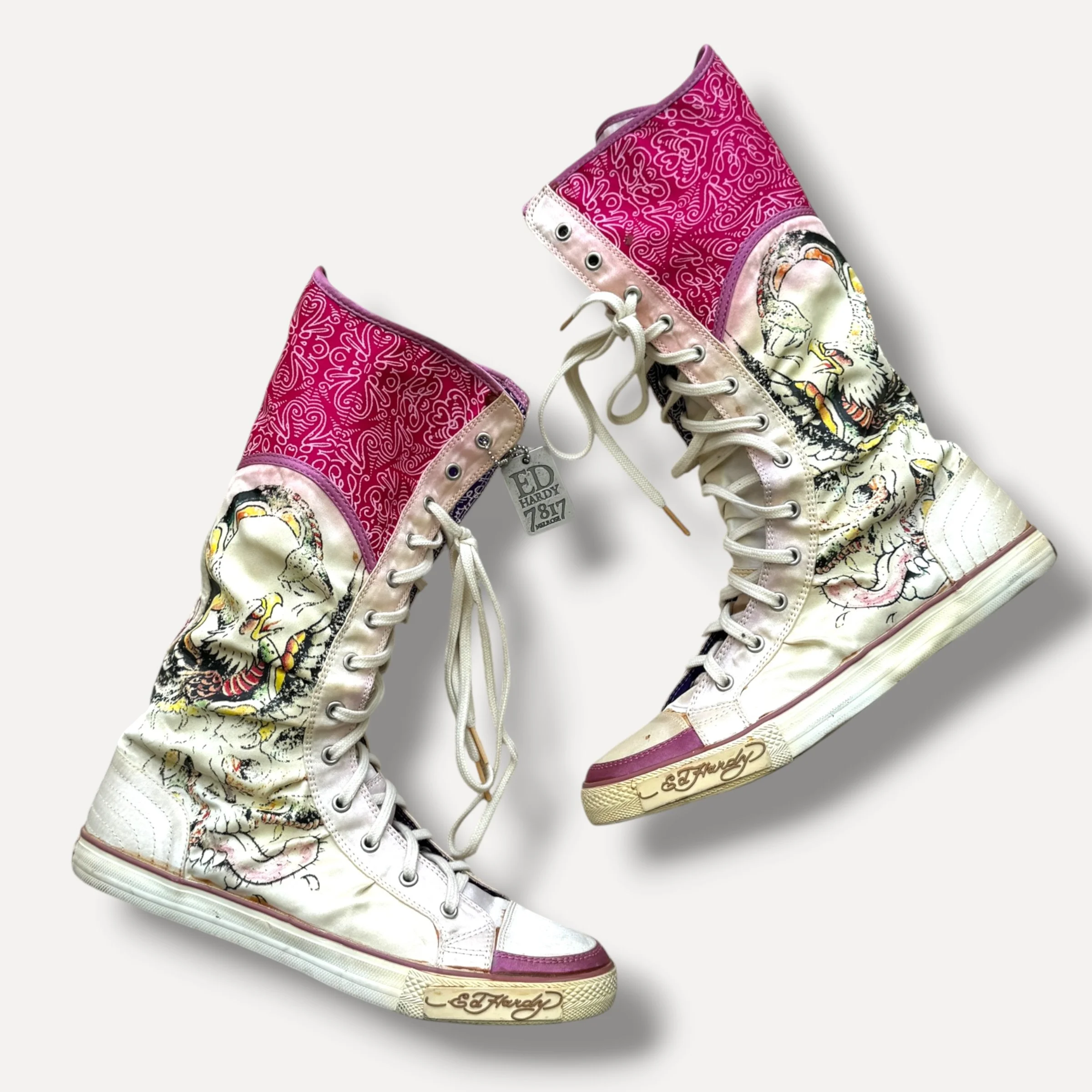 Ed Hardy High Top Sneakers