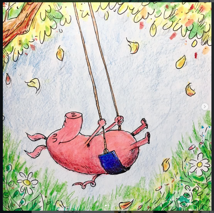 Swinging Pig