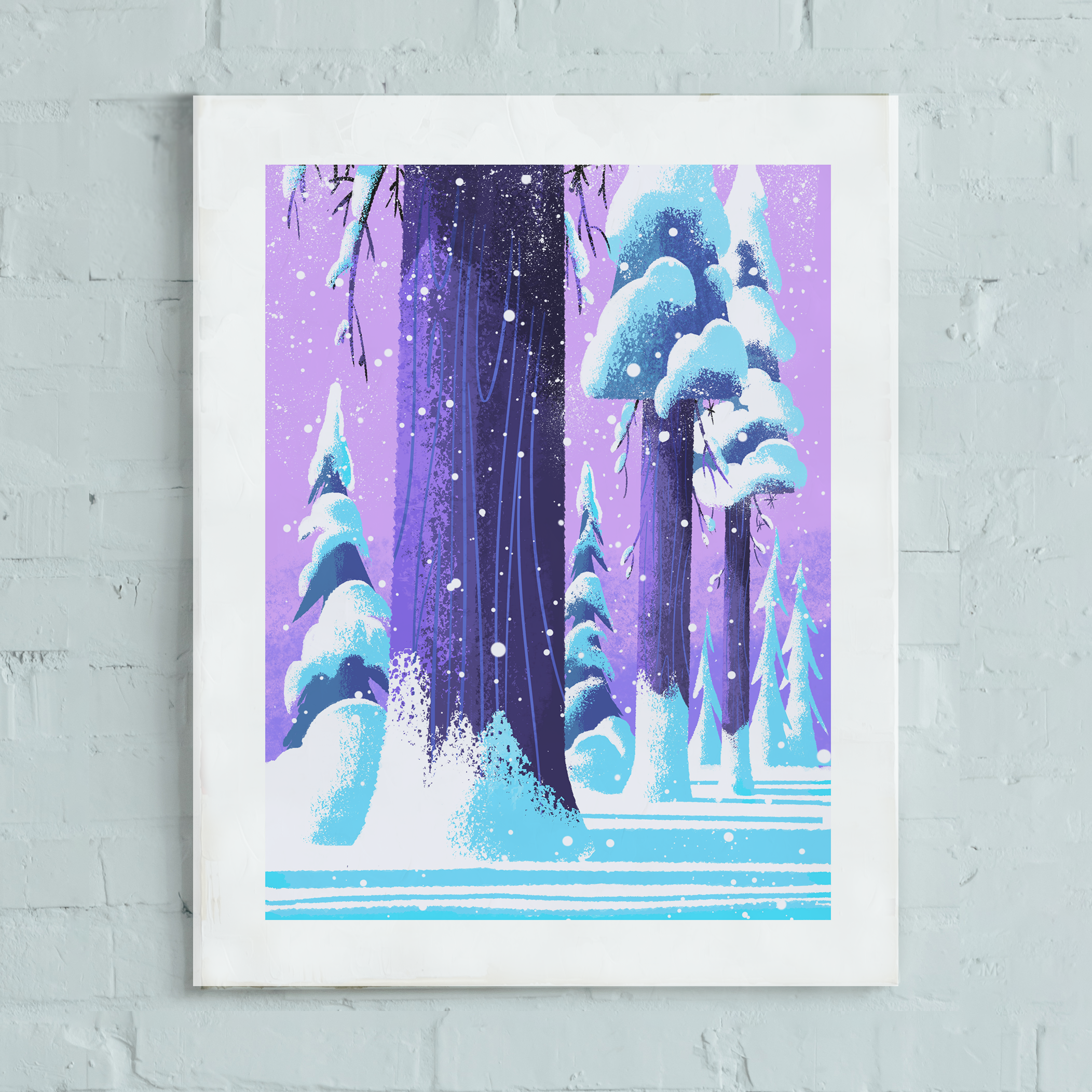 Snow Tree No 2 on Wall.png